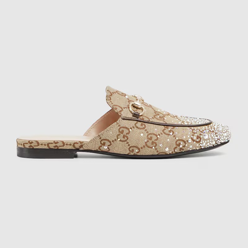 Gucci Princetown Kadın Kahverengi Terlik