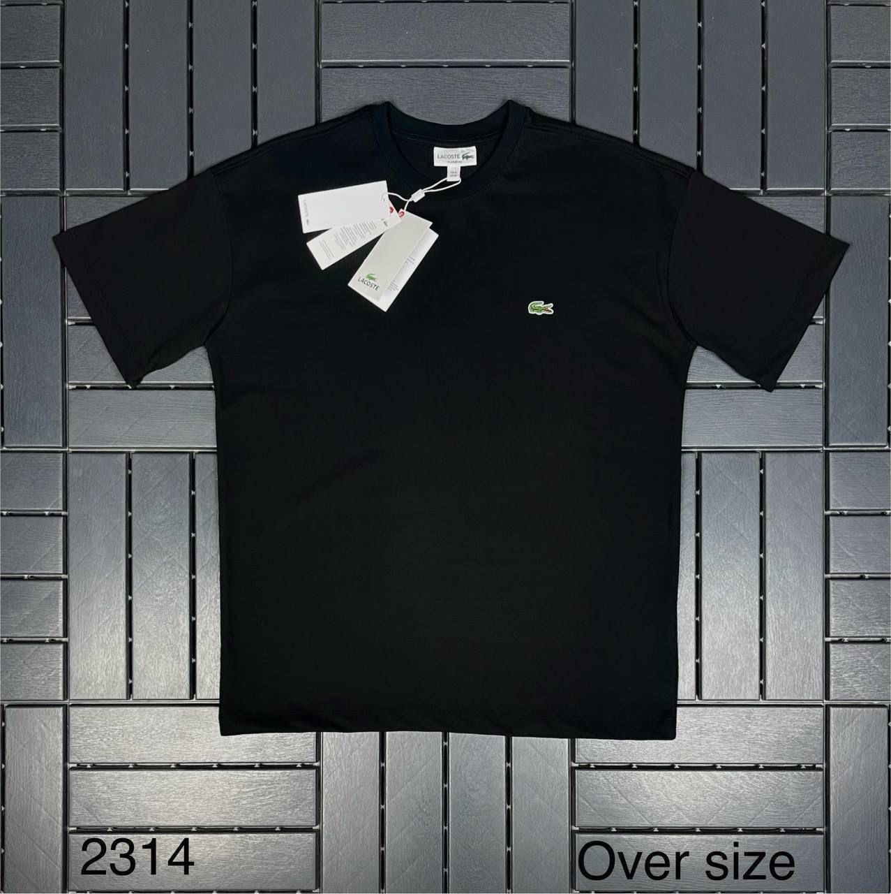 LACOSTE Logo Detaylı Siyah Erkek T-Shirt 2314