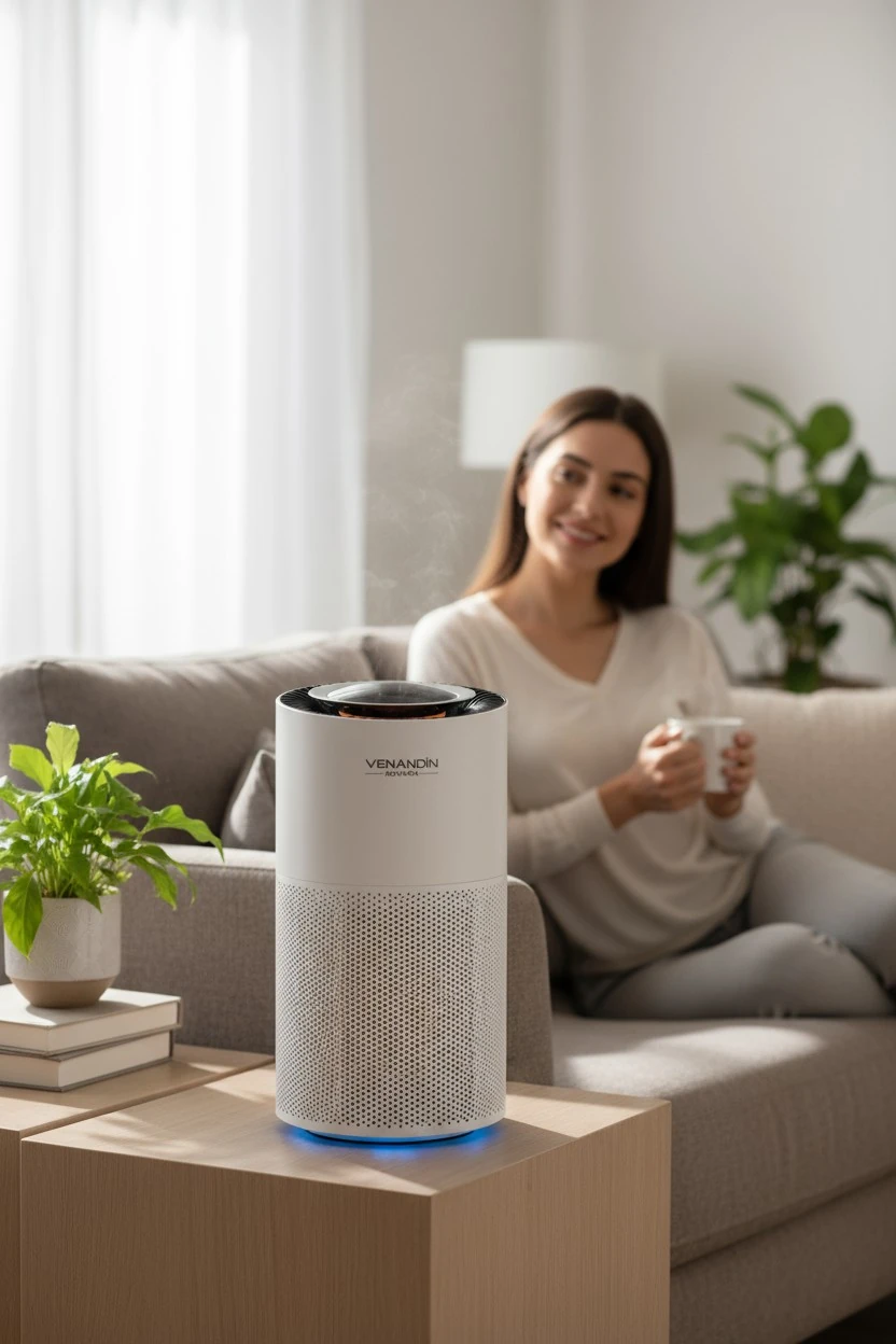 Berhani Aeria Max Akıllı Hava Temizleyici Beyaz 