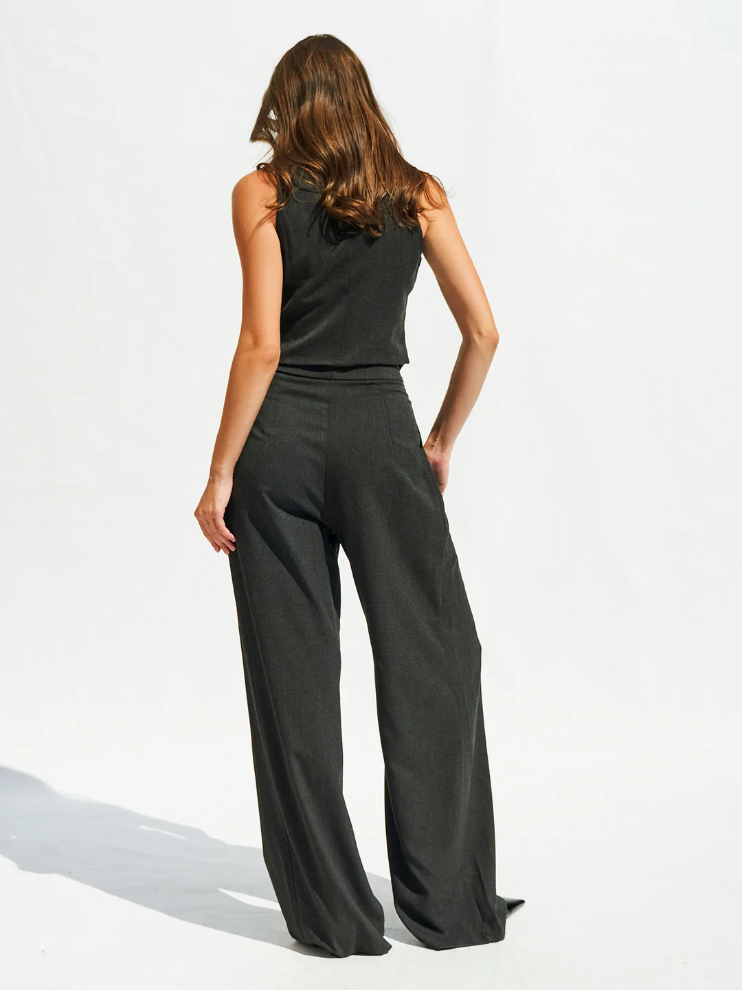 Berhani Çift Pileli Palazzo Kadın Pantolon 031574