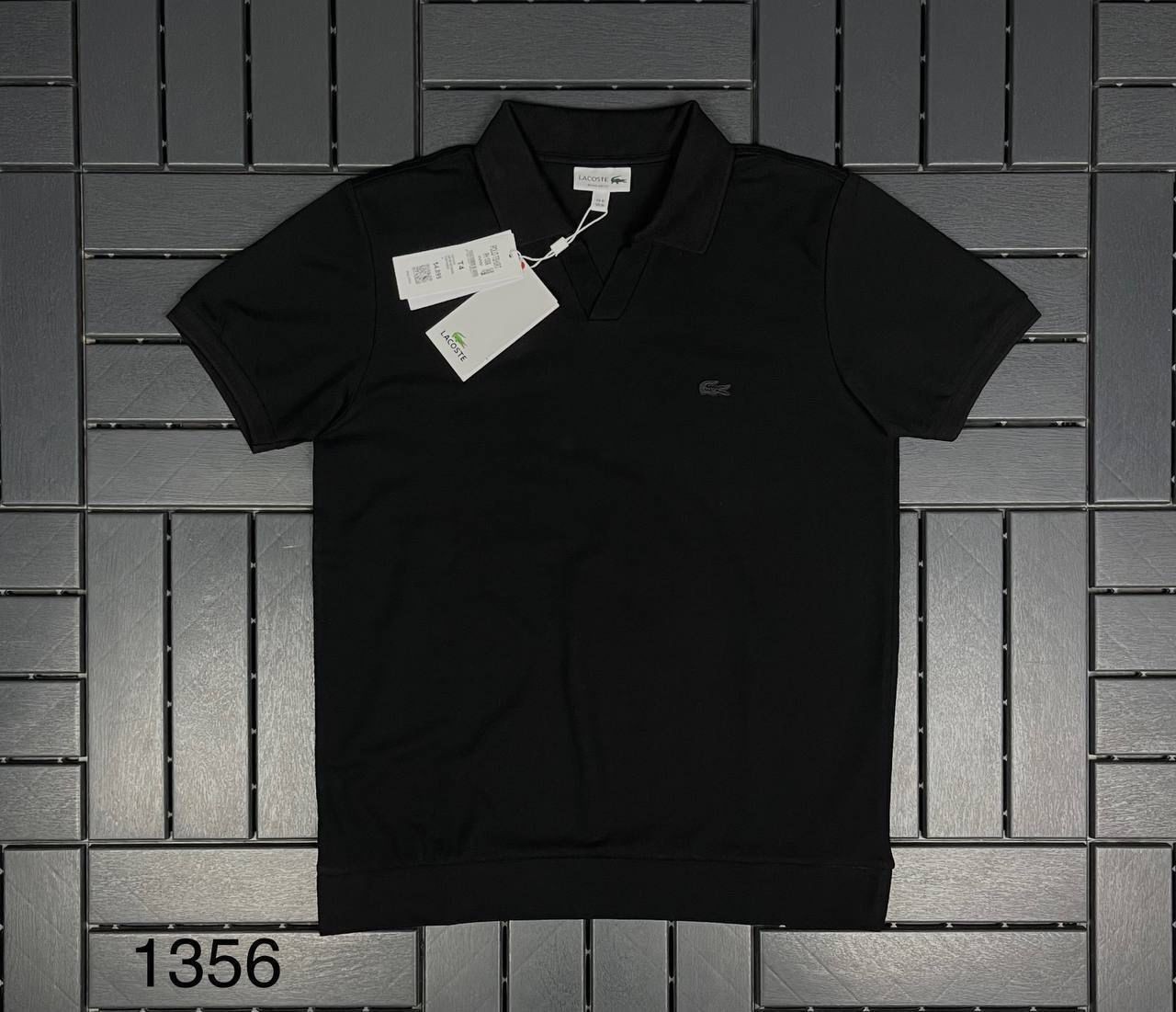 LACOSTE Polo Yaka Siyah Erkek T-Shirt 1356