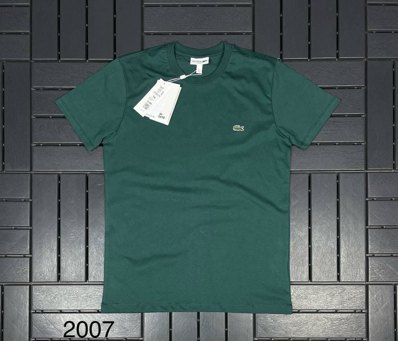 LACOSTE Bisiklet Yaka Koyu Yeşil Erkek T-Shirt 2007