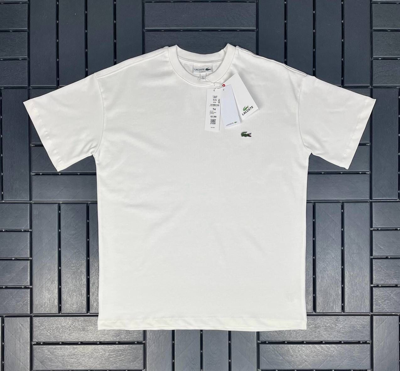 LACOSTE Logo Detaylı Beyaz Erkek T-Shirt 2314