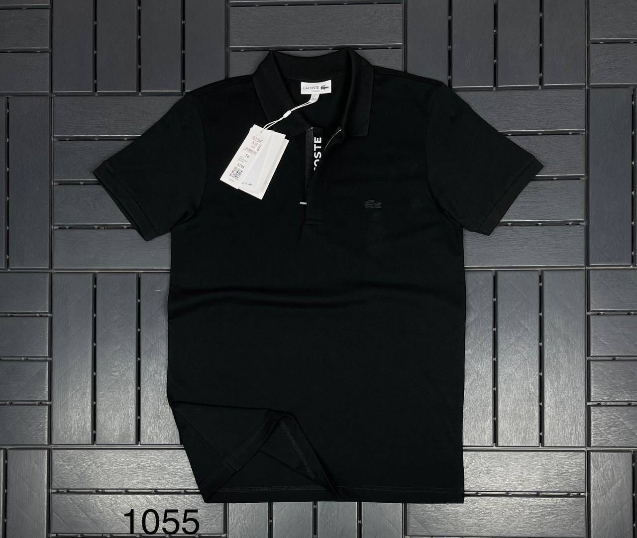 LACOSTE Polo Yaka Siyah Erkek T-Shirt 1055