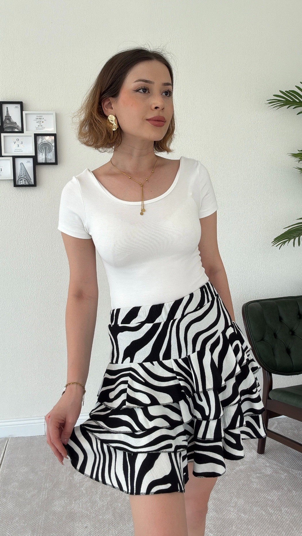 Katlı Etek - ZEBRA