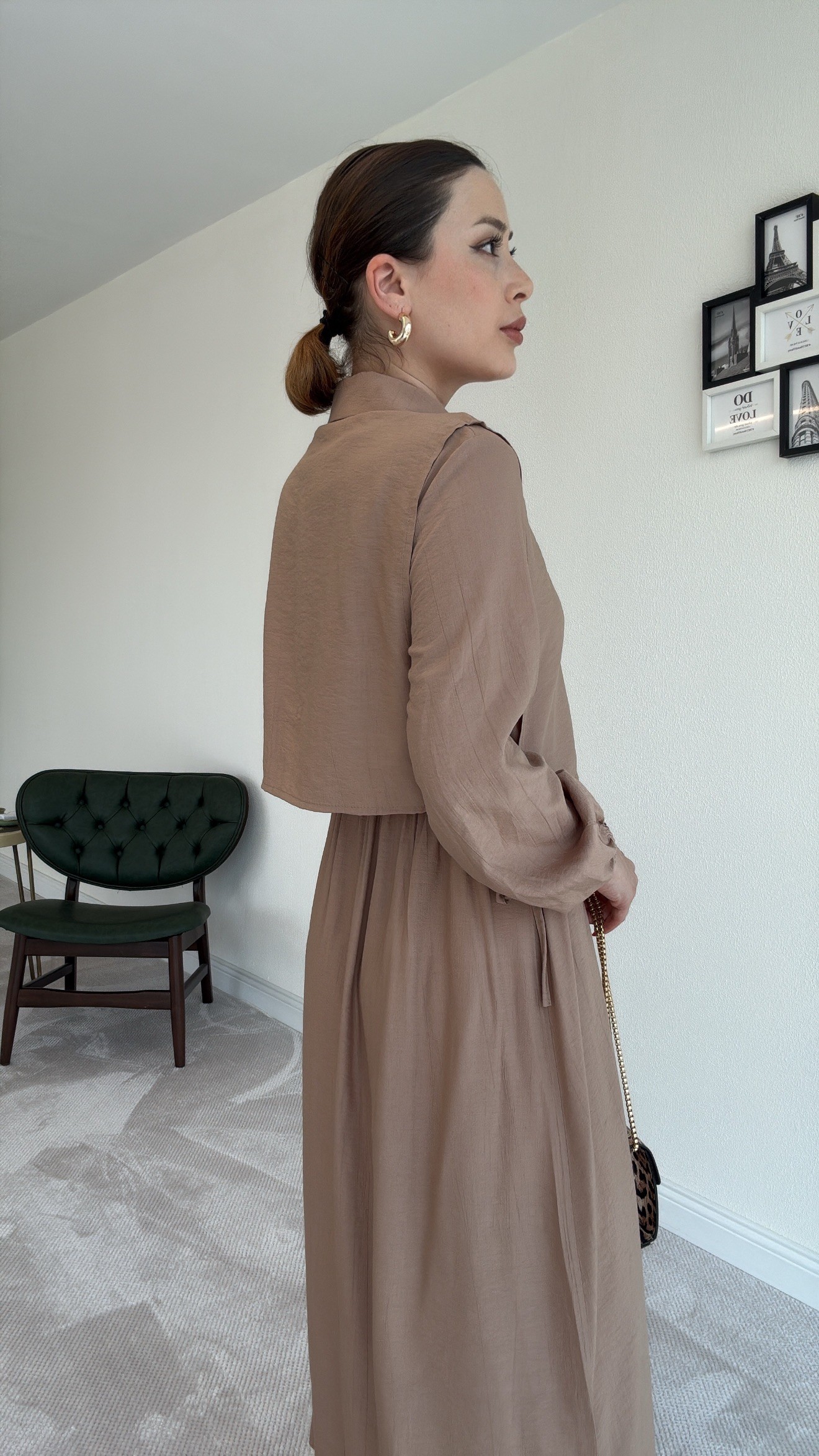 Yelekli Çilek Takım - CAMEL