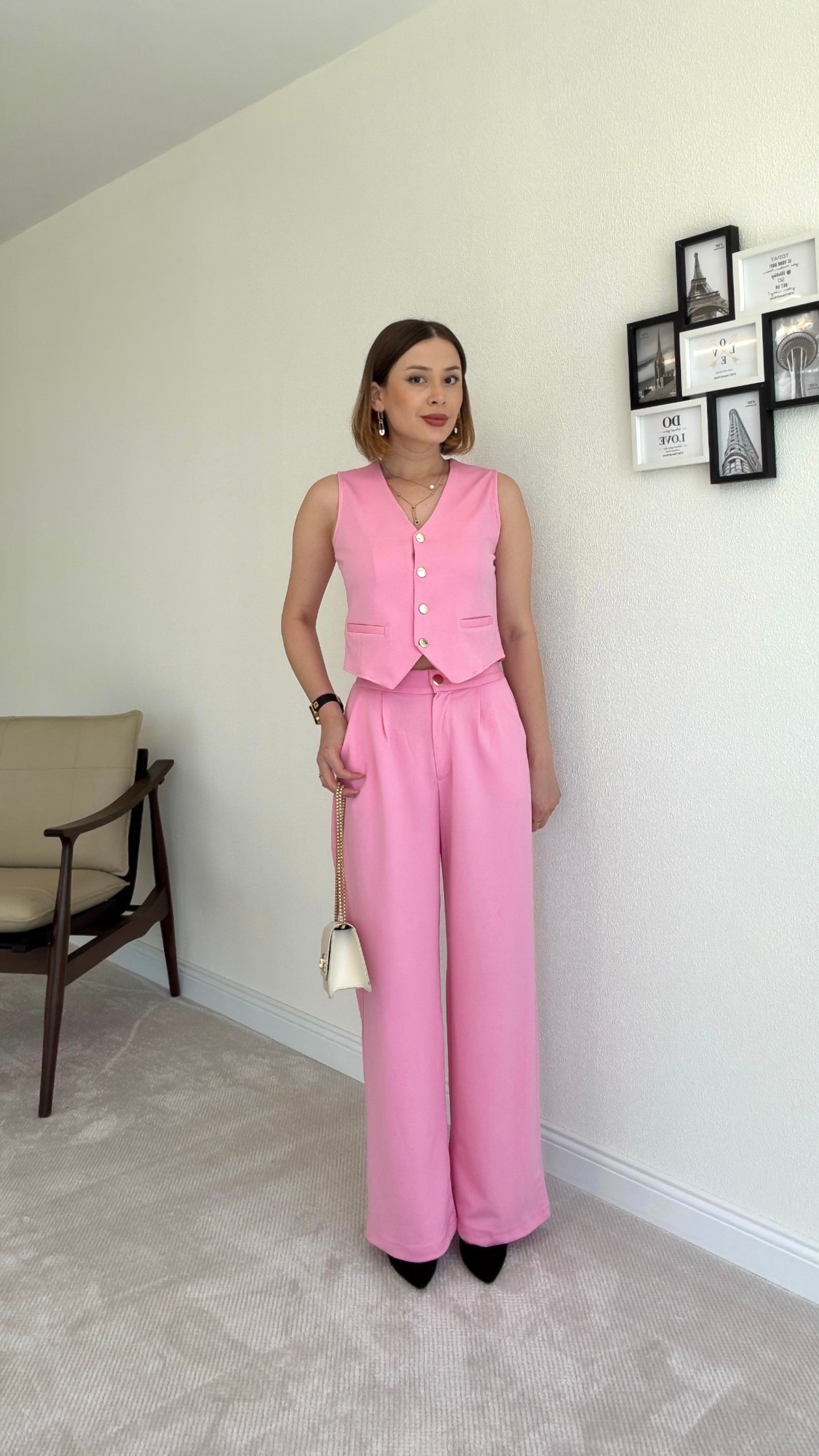 Venedik Yelekli Takım - PEMBE