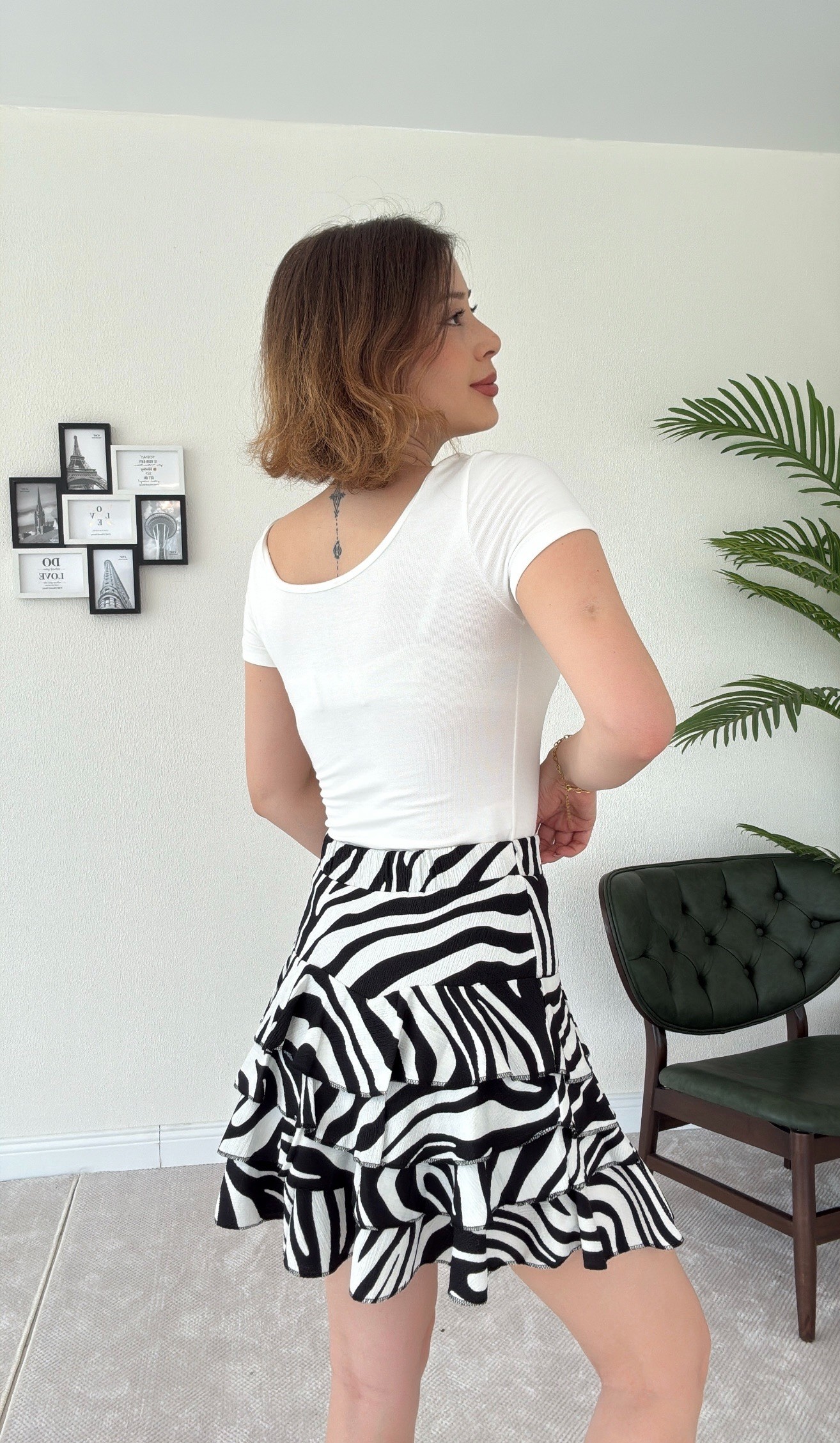 Katlı Etek - ZEBRA