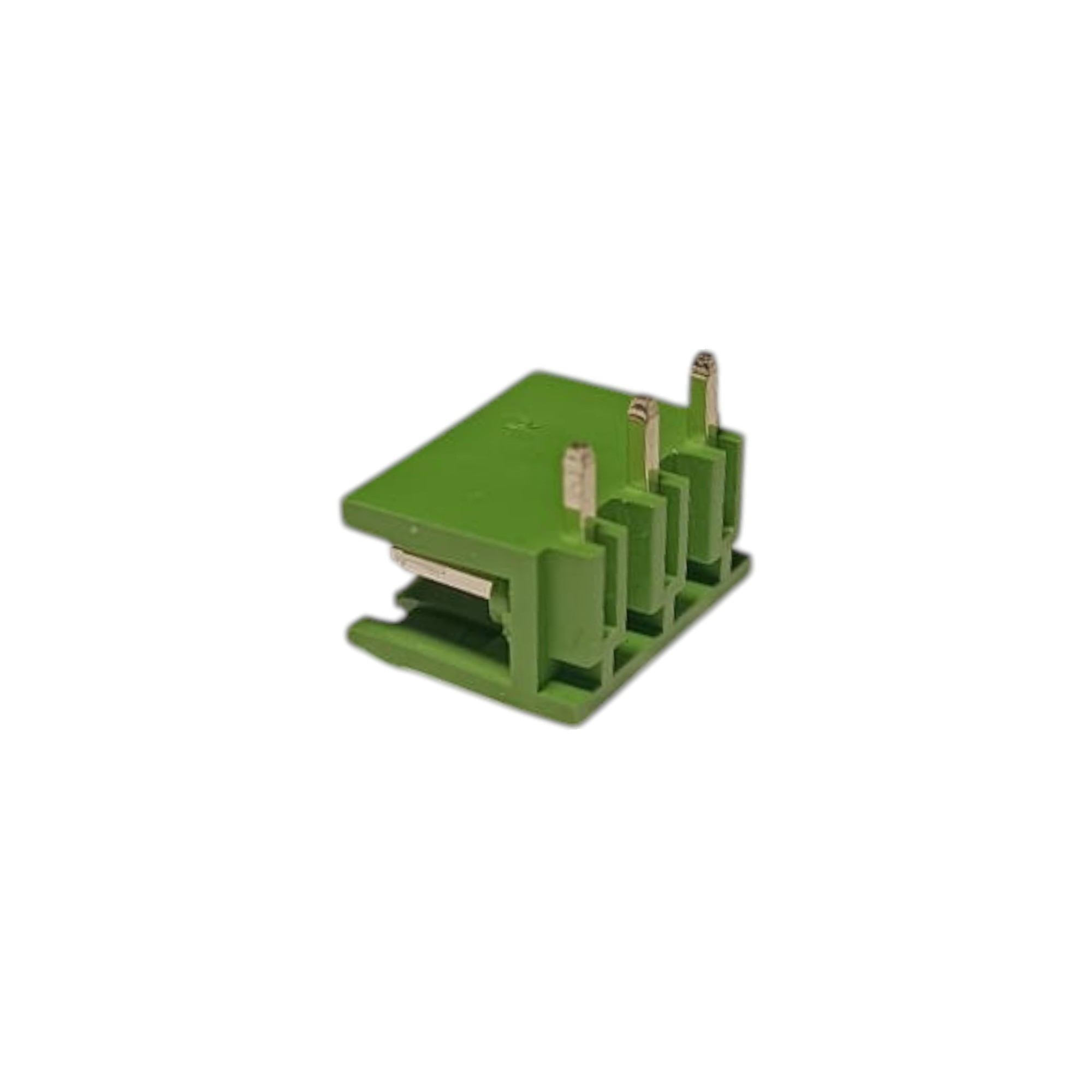 3 Pin 7.62mm 90° Yeşil Klemens Takımı (erkek+dişi)
