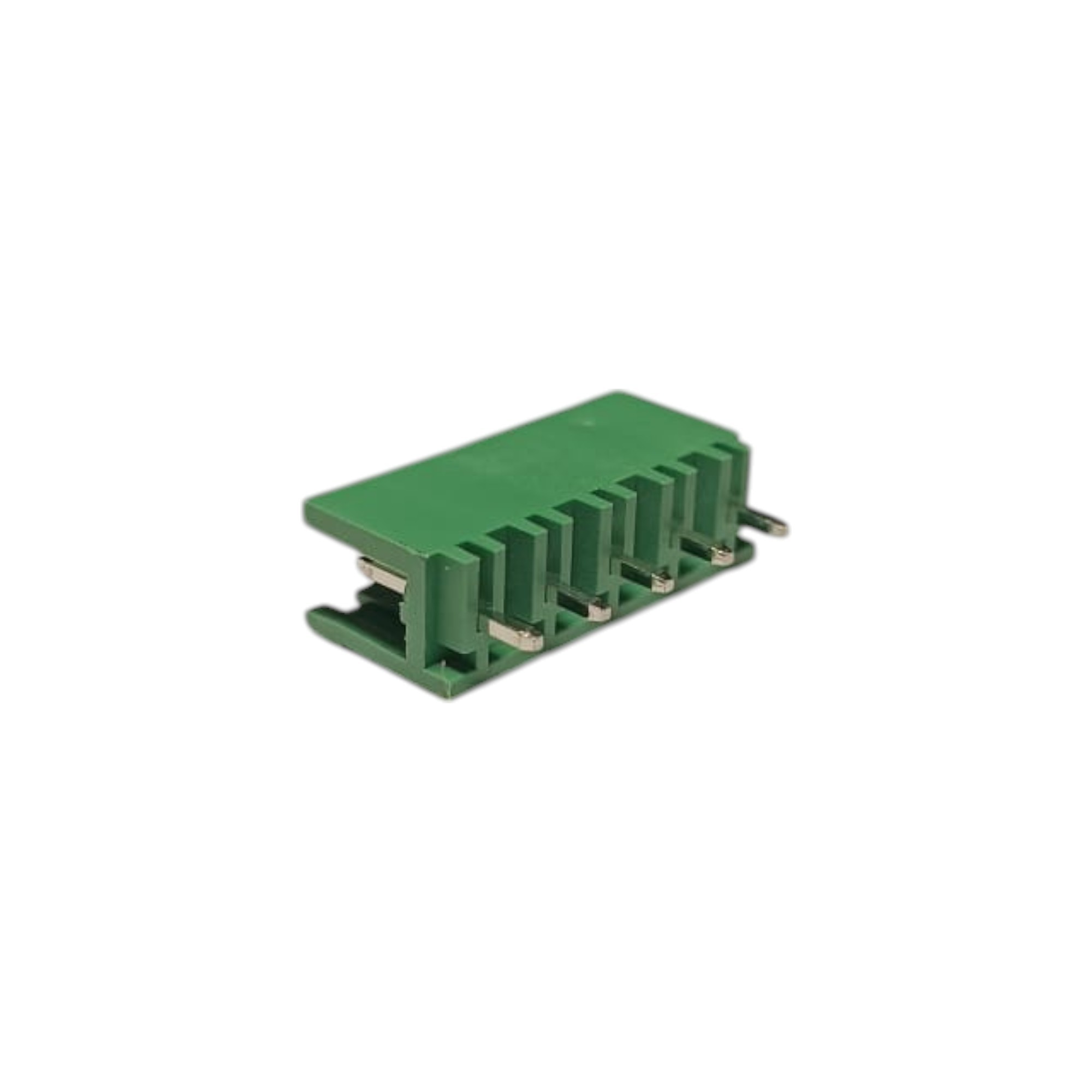5 Pin 7.62mm 180° Yeşil Klemens Takımı (erkek+dişi)