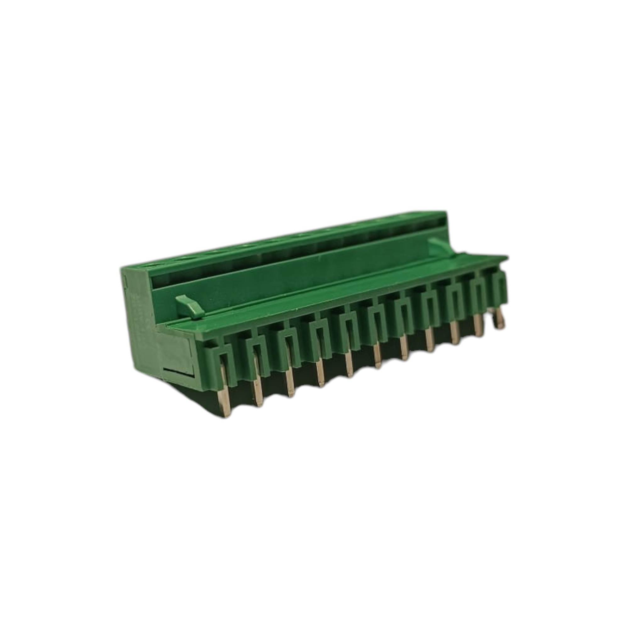 11 Pin 7.62mm 90° Yeşil Klemens Takımı (erkek+dişi)