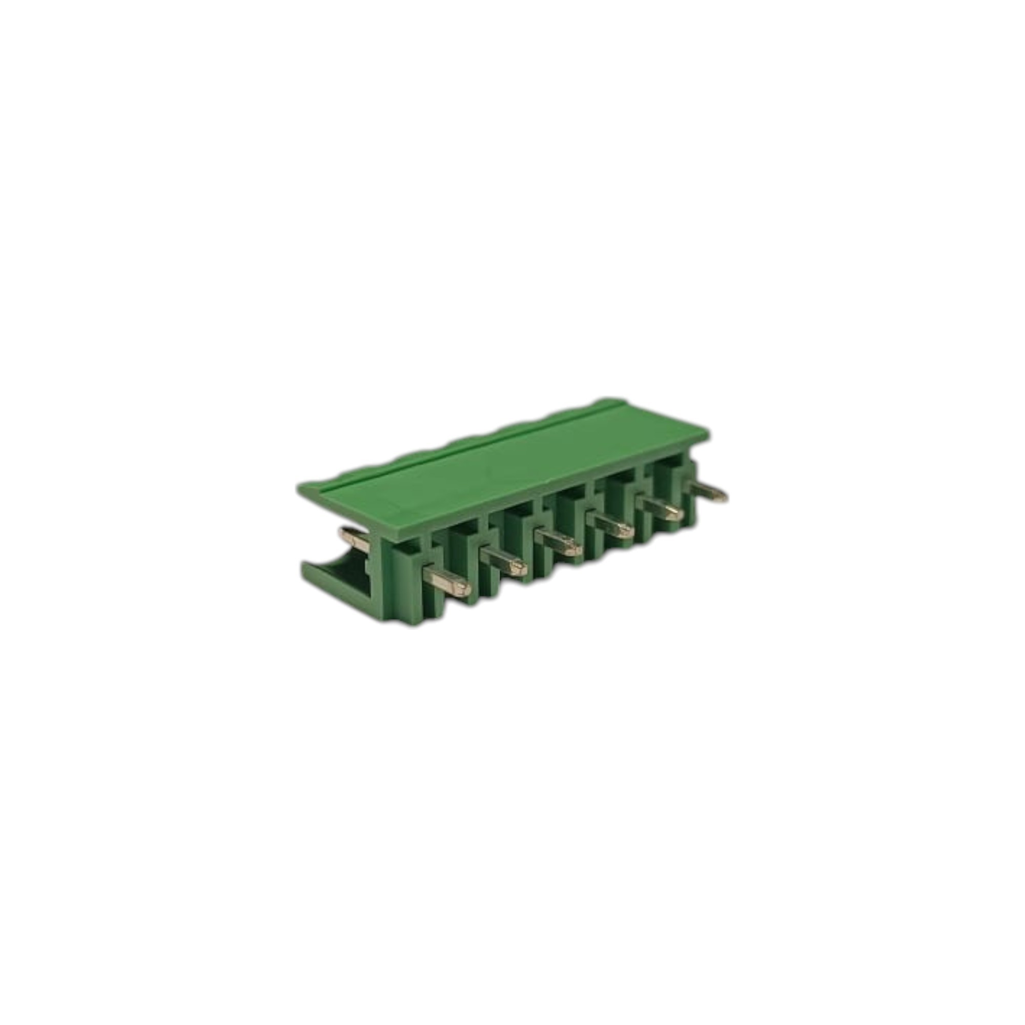 6 Pin 7.62mm 180° Yeşil Klemens Takımı (erkek+dişi)