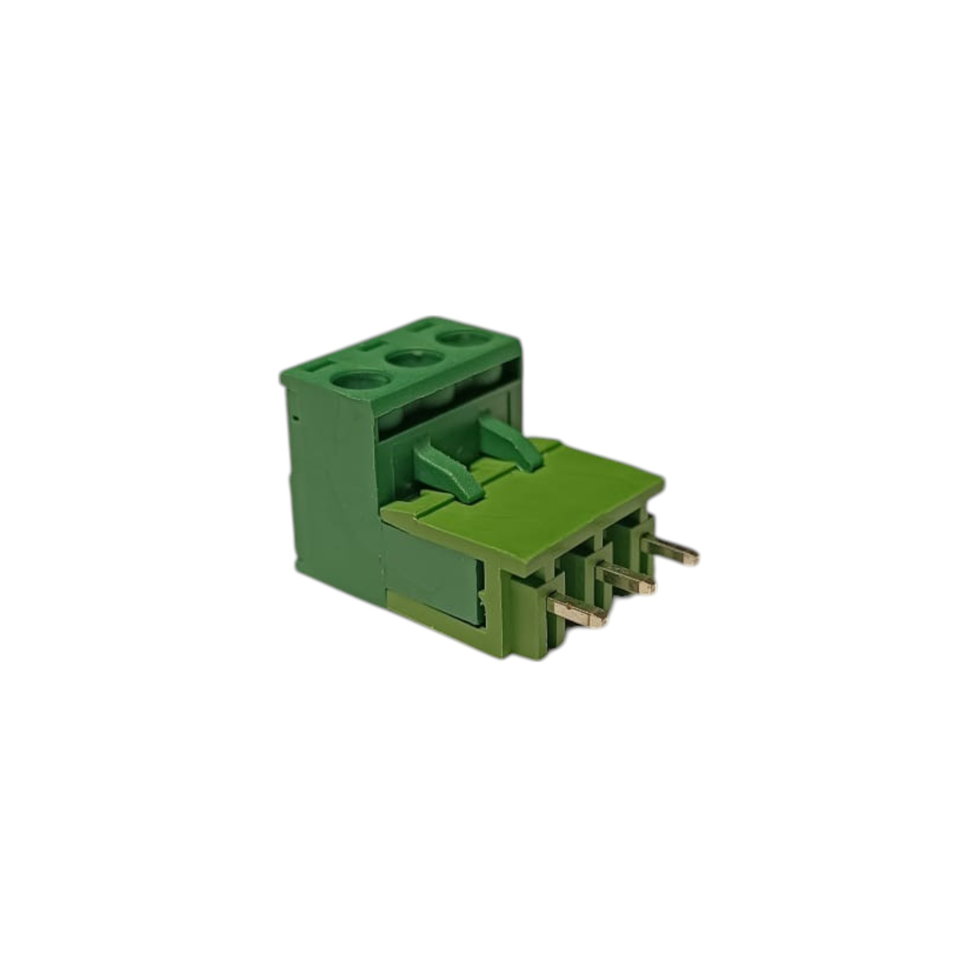 3 Pin 7.62mm 180° Yeşil Klemens Takımı (erkek+dişi)