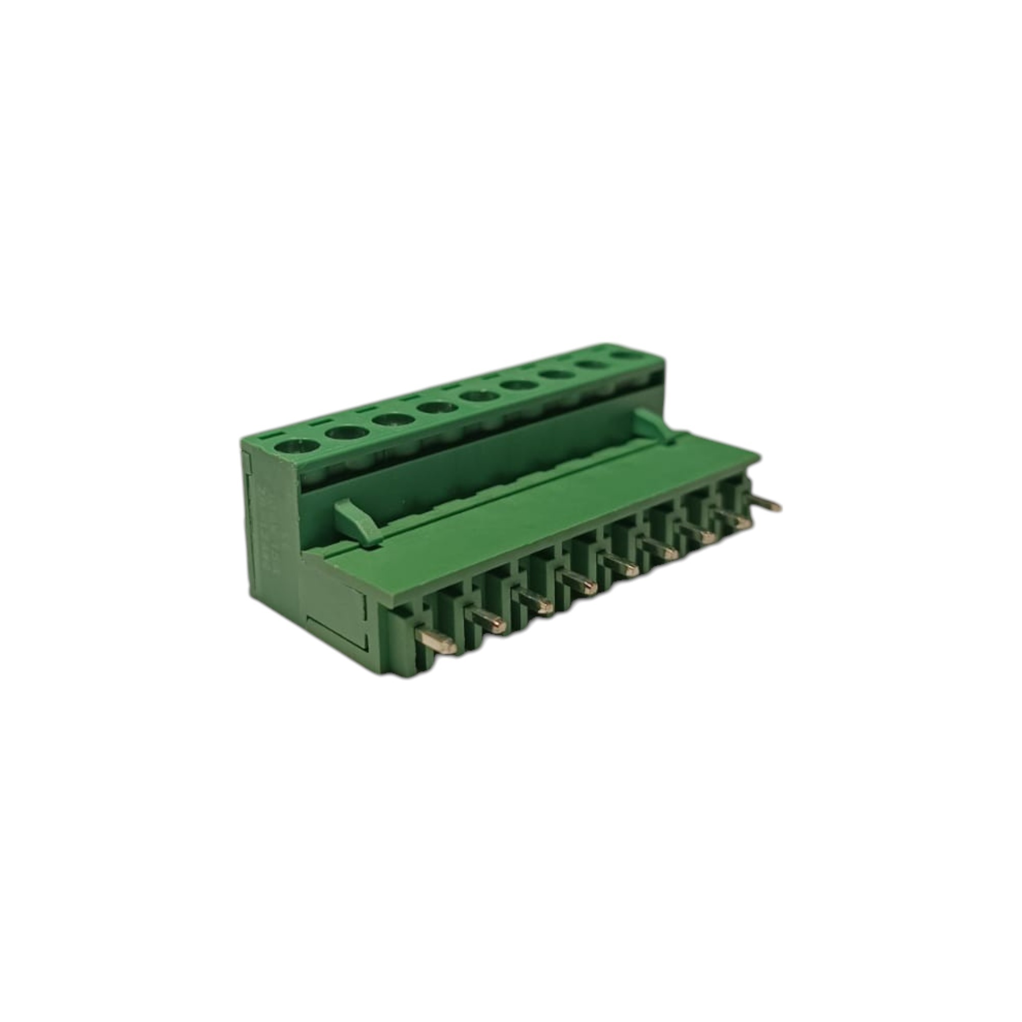 9 Pin 7.62mm 180° Yeşil Klemens Takımı (erkek+dişi)