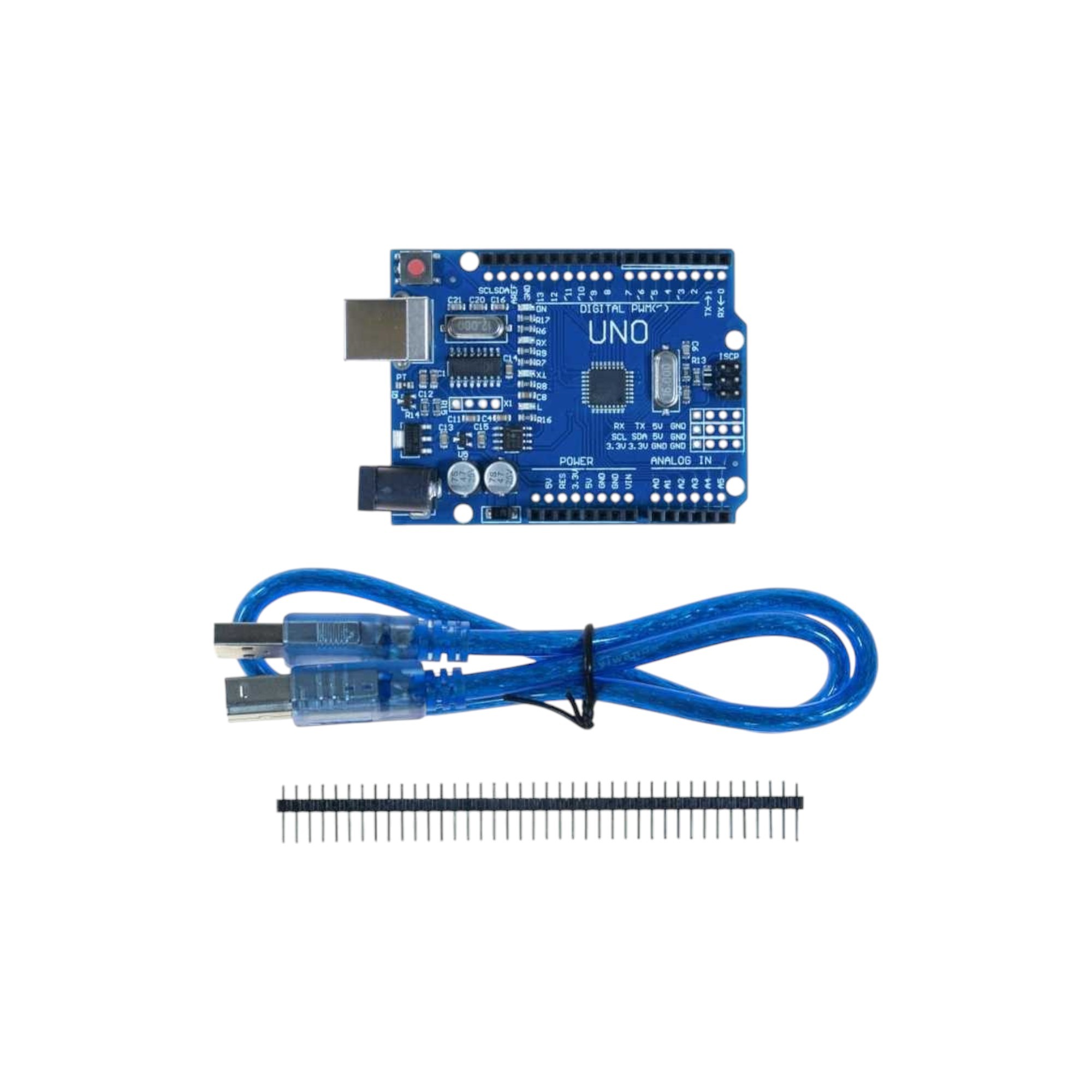 Arduino UNO R3 Klon USB Chip CH340 (USB Kablo Hediyeli)