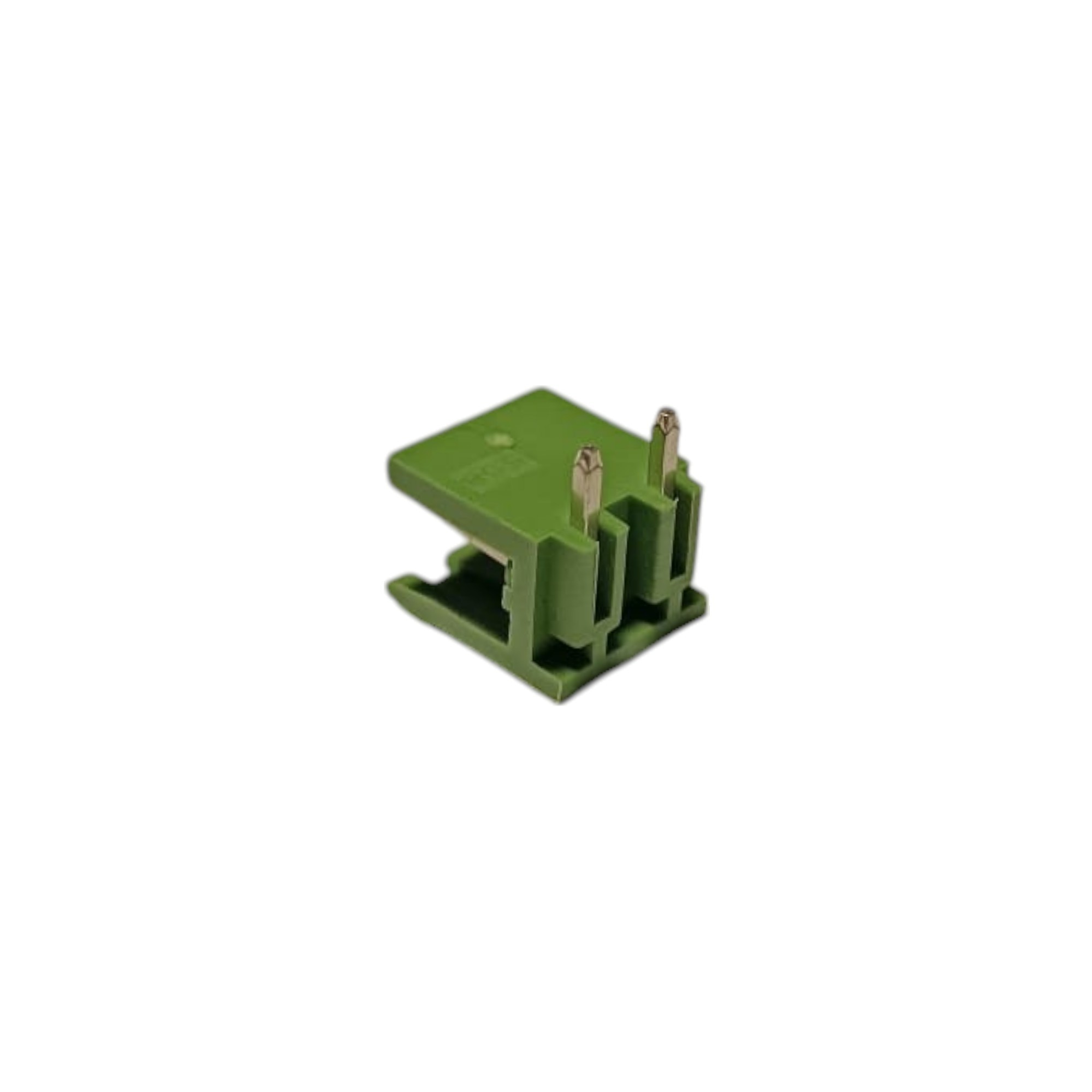 2 Pin 7.62mm 90° Yeşil Klemens Takımı (erkek+dişi)