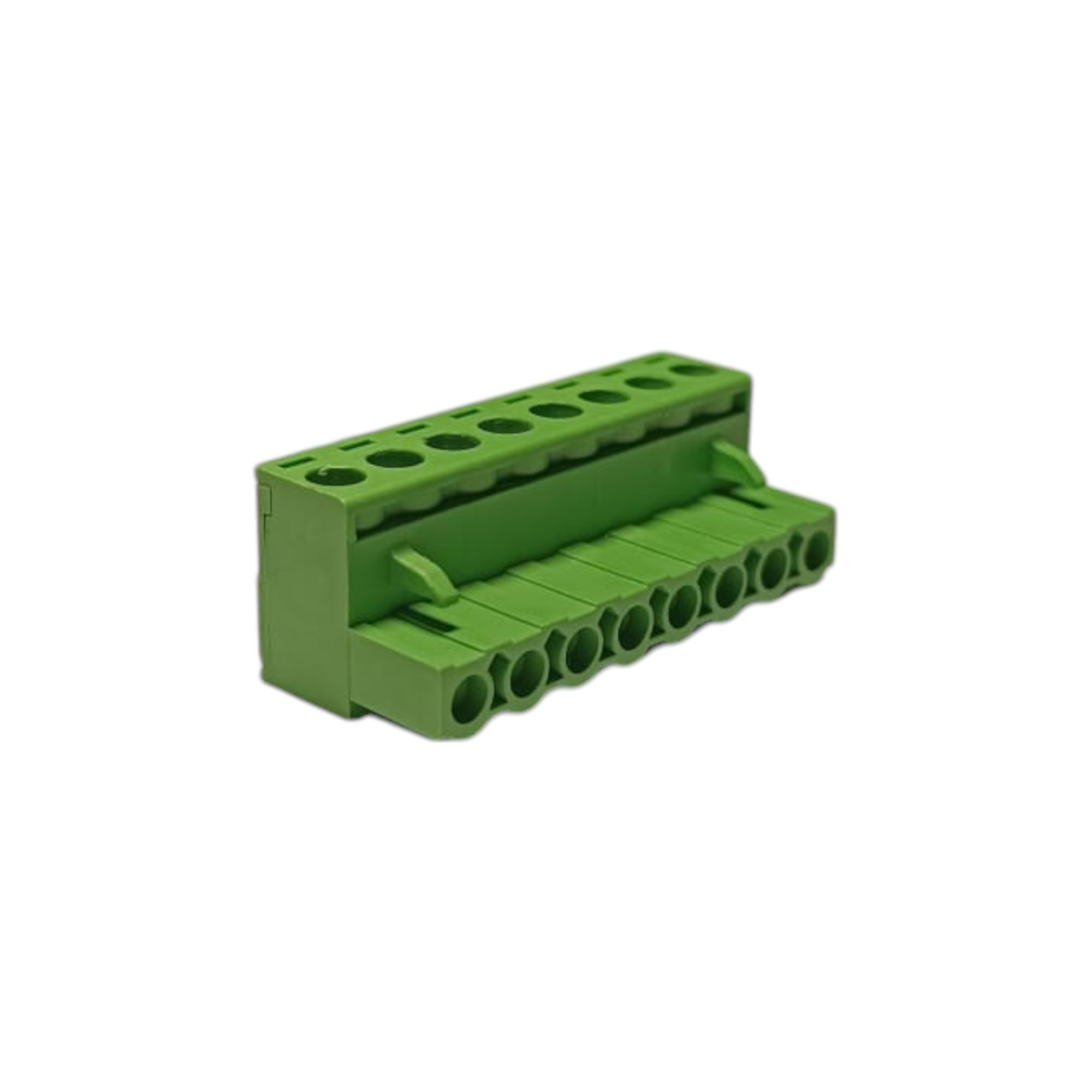 8 Pin 7.62mm 90° Yeşil Klemens Takımı (erkek+dişi)