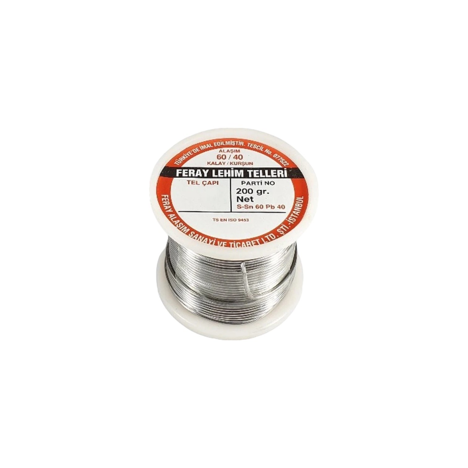 Lehim TELİ 200GR 0.75MM 60/40 - FERAY-Hassas Montaj ve Tamir İçin İdeal Çözümler
