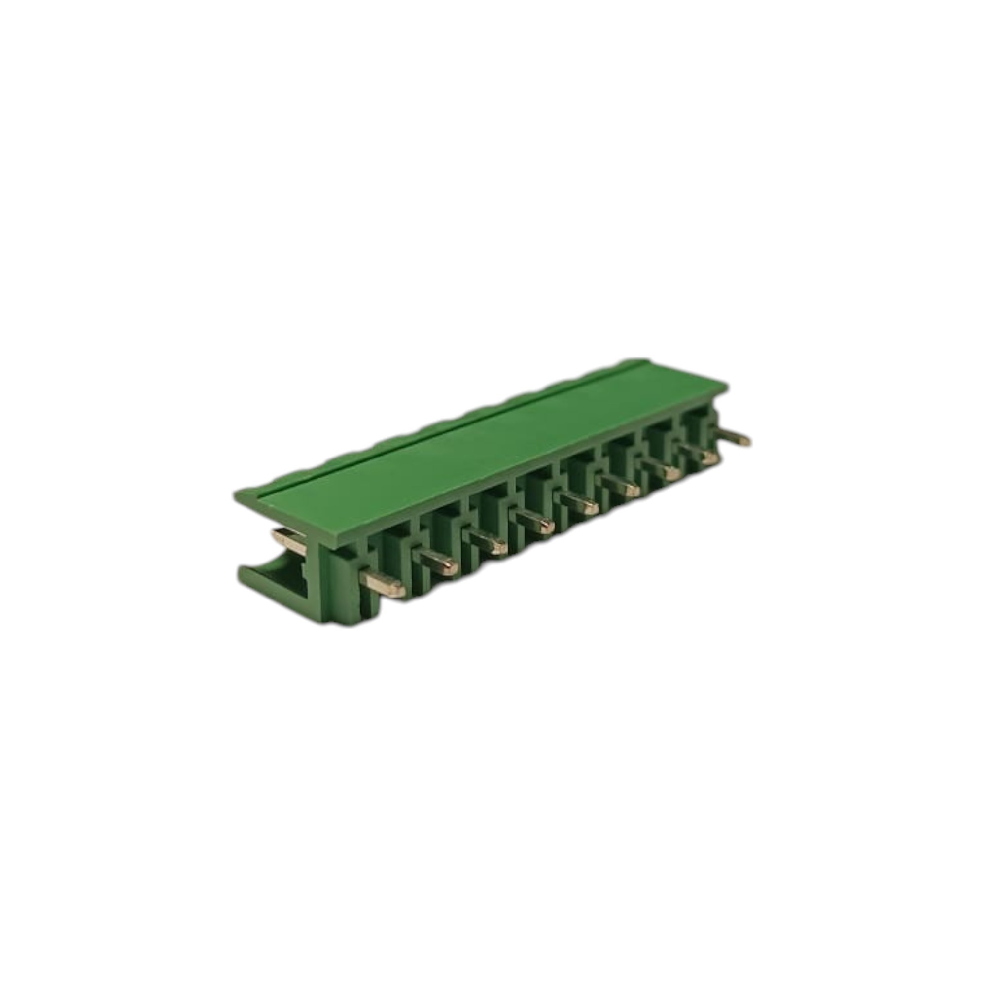 9 Pin 7.62mm 180° Yeşil Klemens Takımı (erkek+dişi)