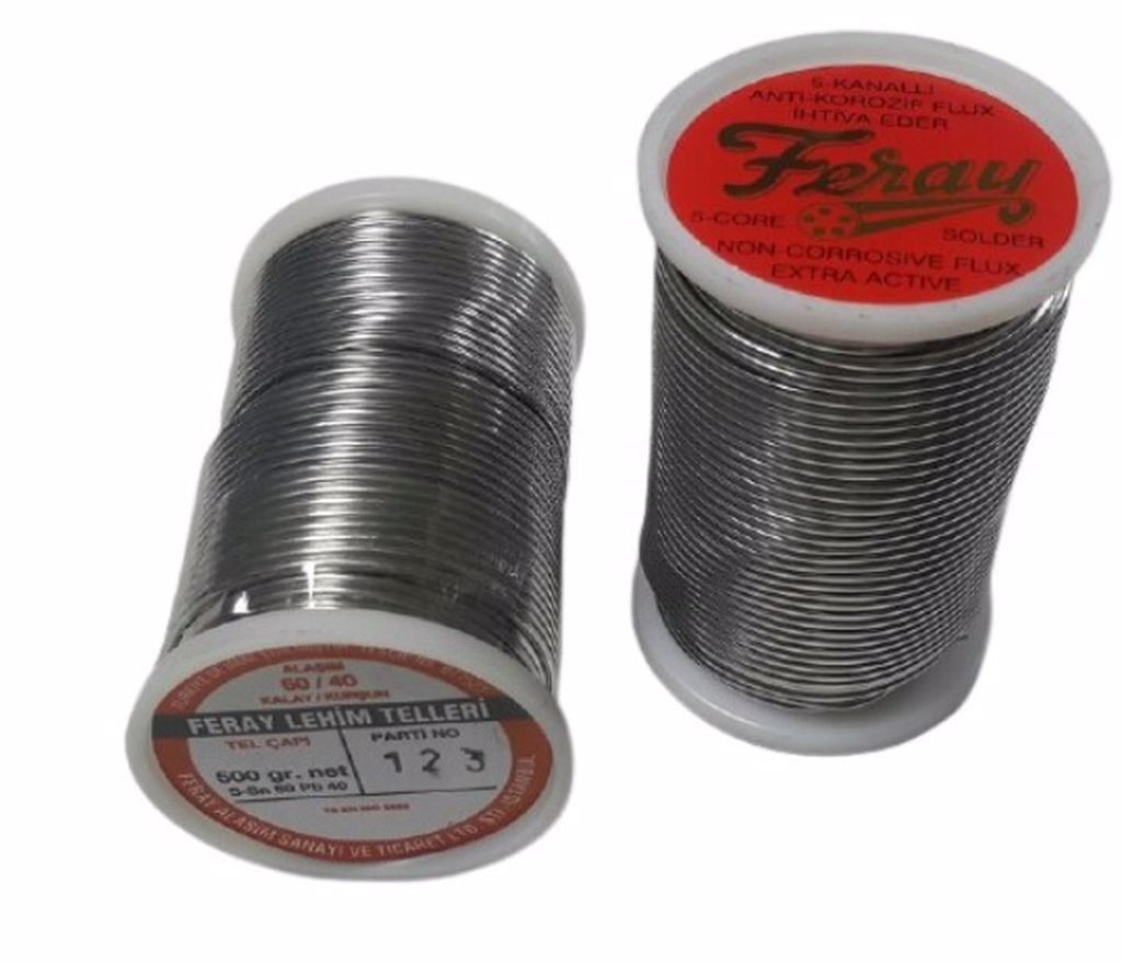 Lehim TELİ 500GR 1.2MM 60/40 - FERAY-Hassas Montaj ve Tamir İçin İdeal Çözümler