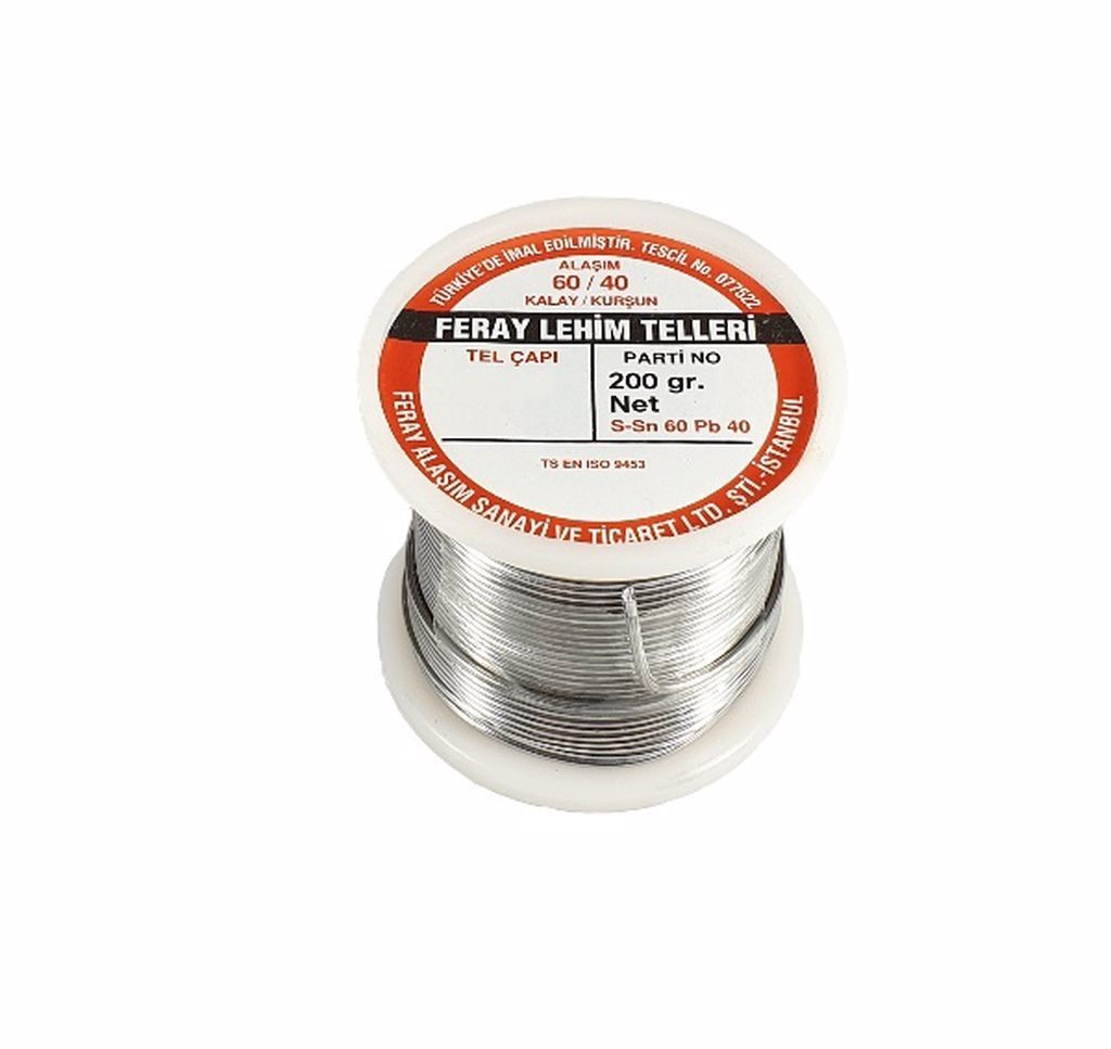 Lehim TELİ 200GR 1.2MM 60/40 - FERAY-Hassas Montaj ve Tamir İçin İdeal Çözümler