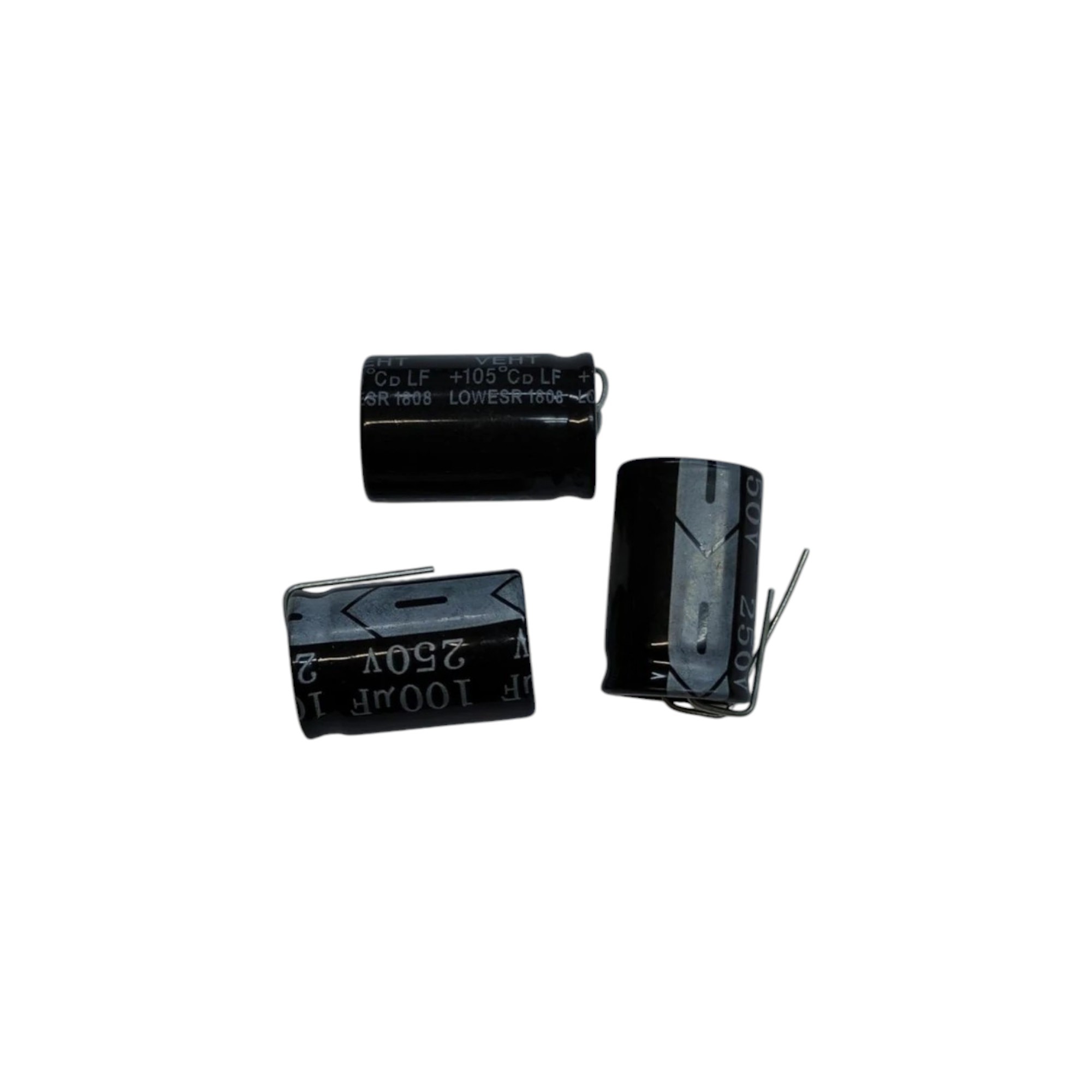 100UF 250V 105C 16X25 ELEKTROLİTİK ALÜMİNYUM KONDANSATÖR