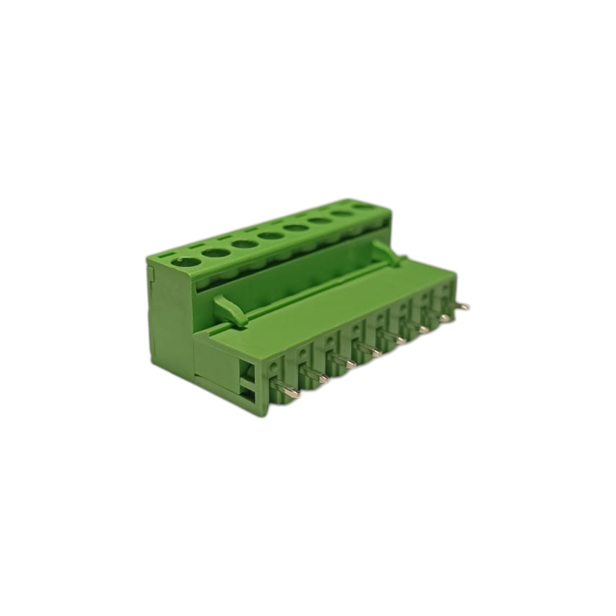 8 Pin 7.62mm 180° Yeşil Klemens Takımı (erkek+dişi)