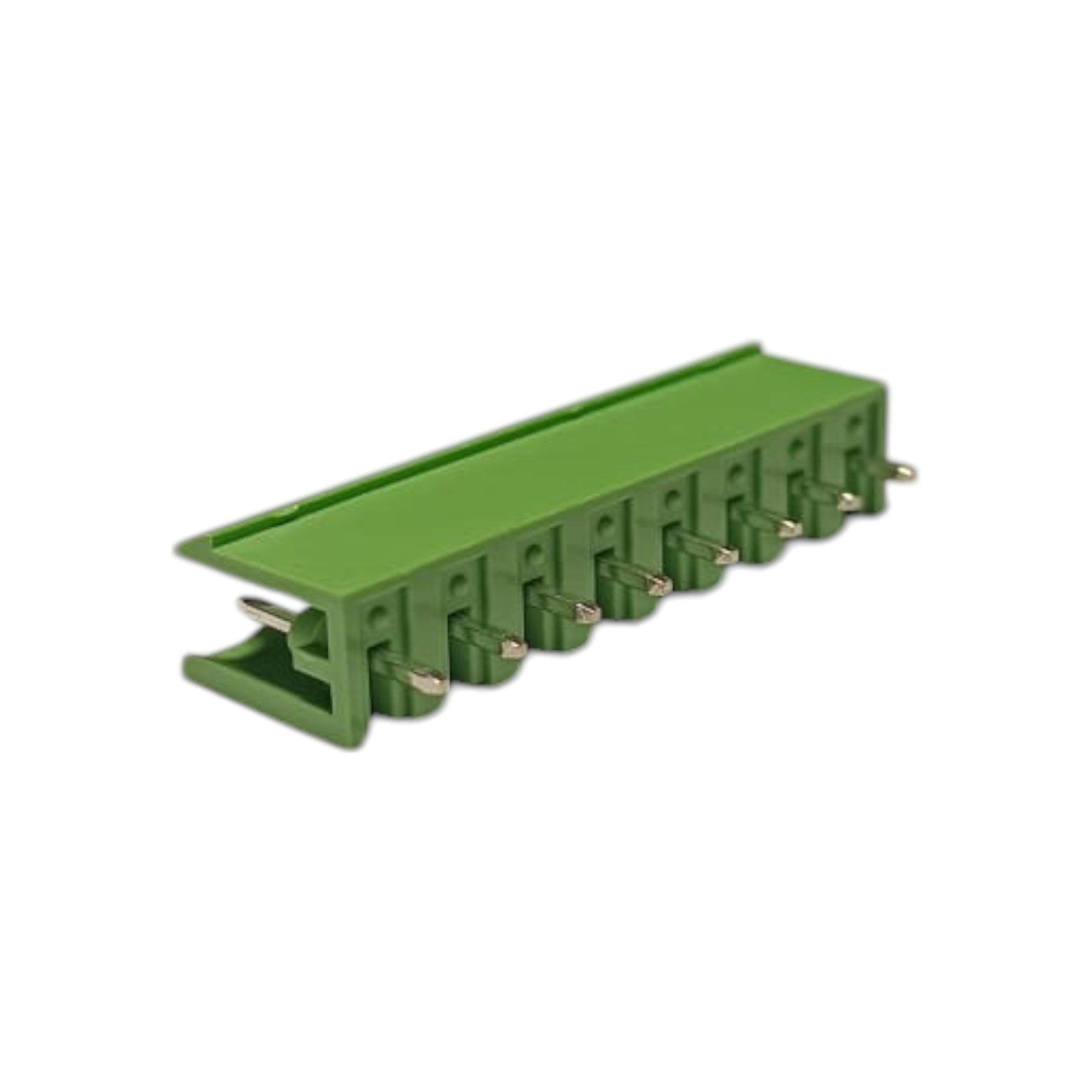 8 Pin 7.62mm 180° Yeşil Klemens Takımı (erkek+dişi)