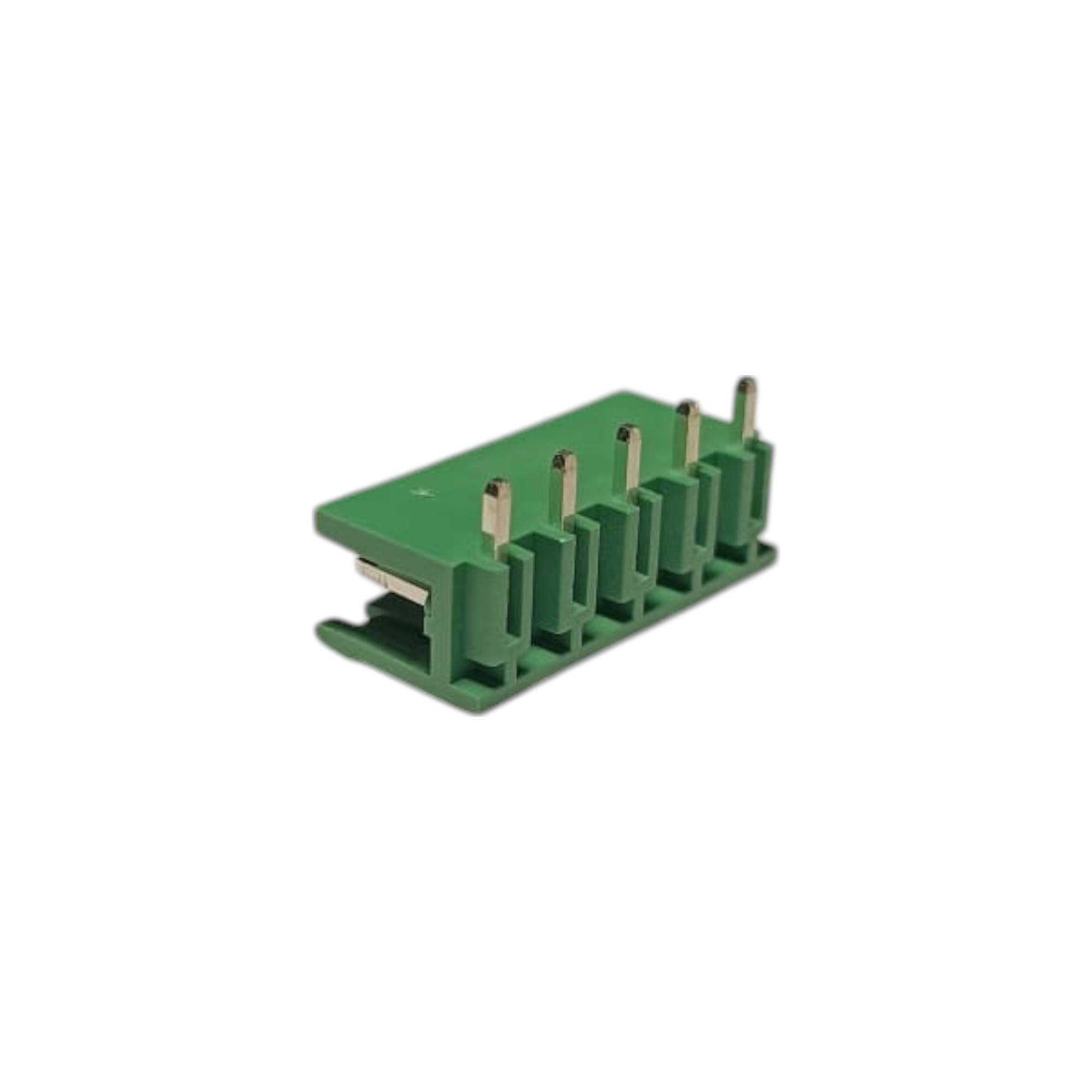 5 Pin 7.62mm 90° Yeşil Klemens Takımı (erkek+dişi)