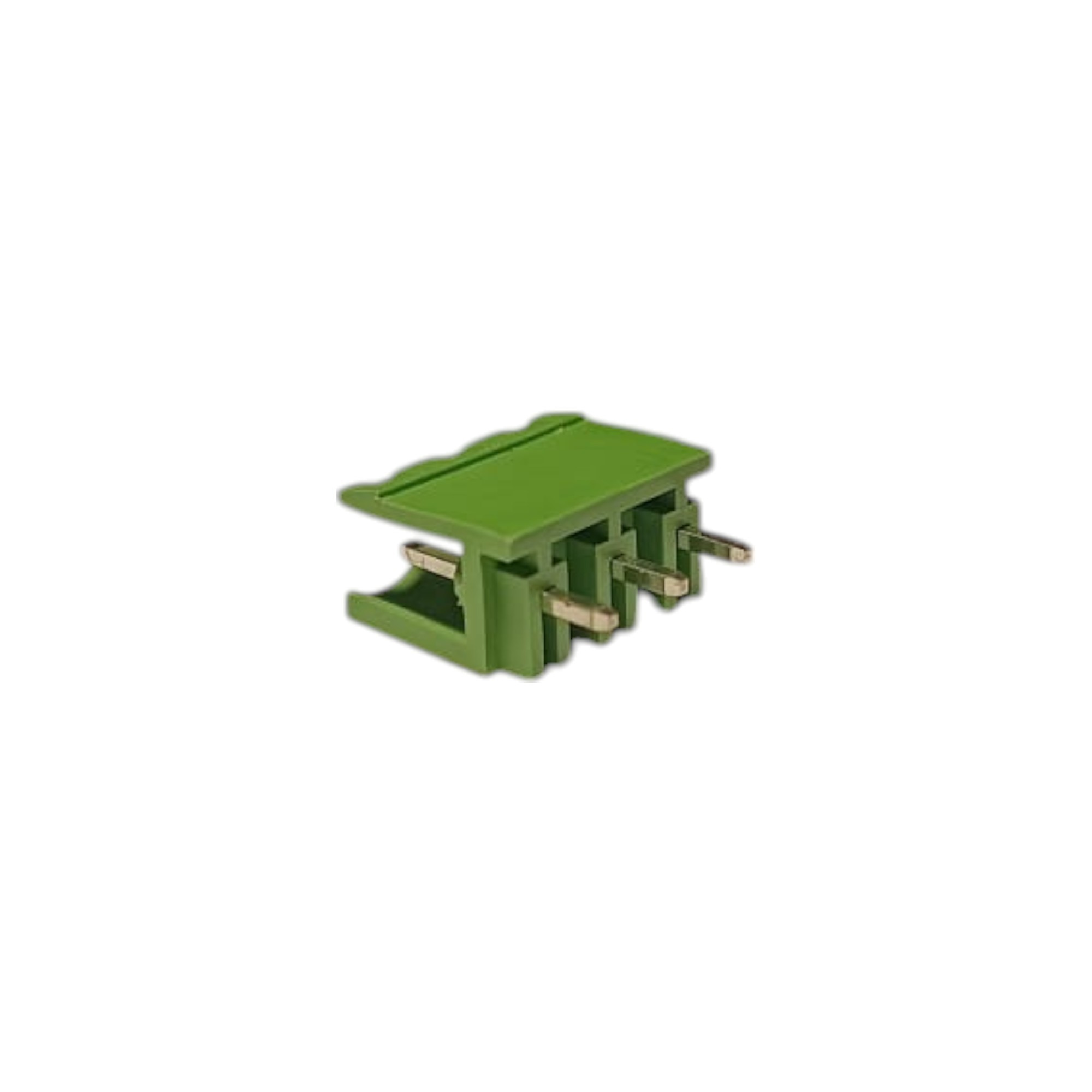 3 Pin 7.62mm 180° Yeşil Klemens Takımı (erkek+dişi)