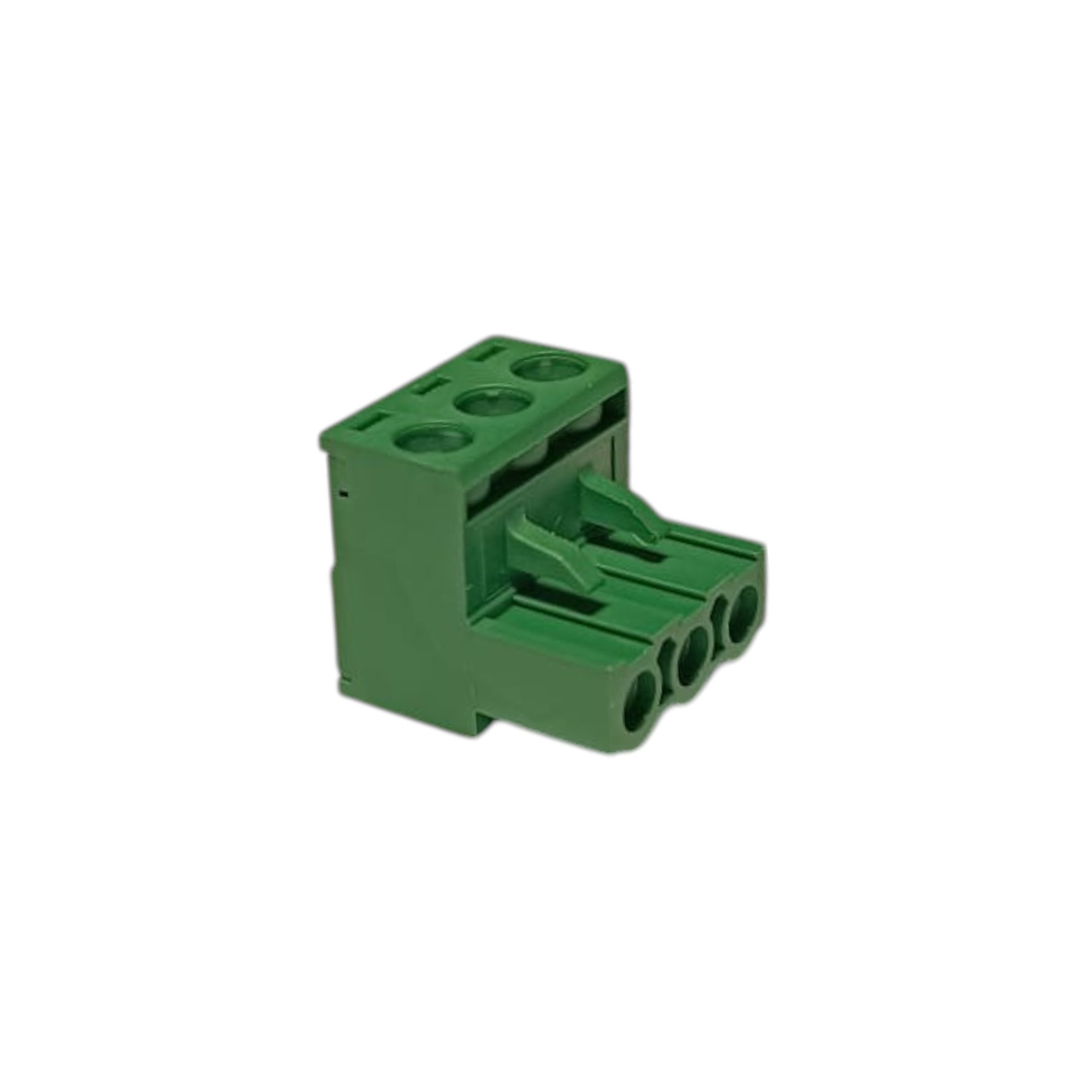 3 Pin 7.62mm 180° Yeşil Klemens Takımı (erkek+dişi)