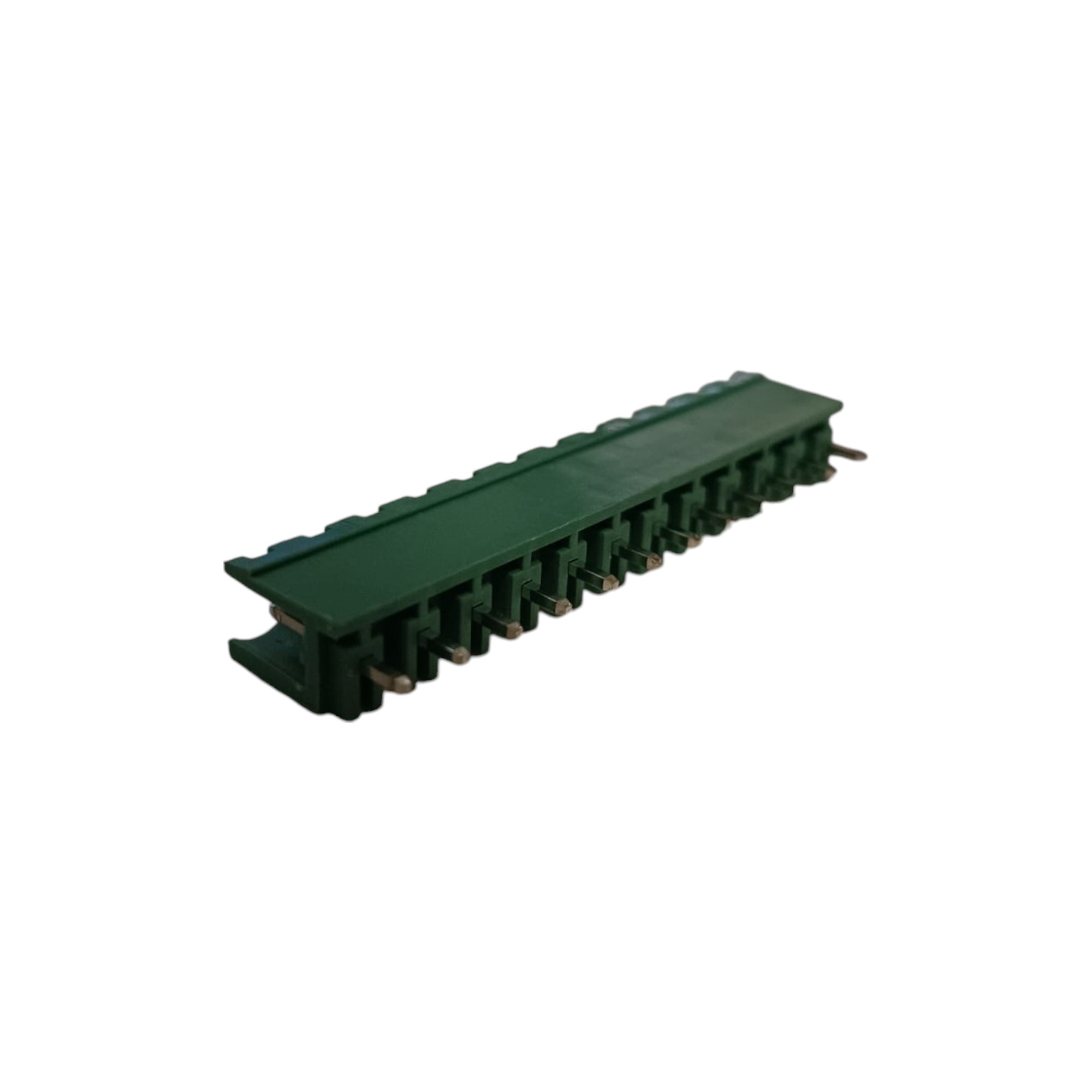 12 Pin 7.62mm 180° Yeşil Klemens Takımı (erkek+dişi)