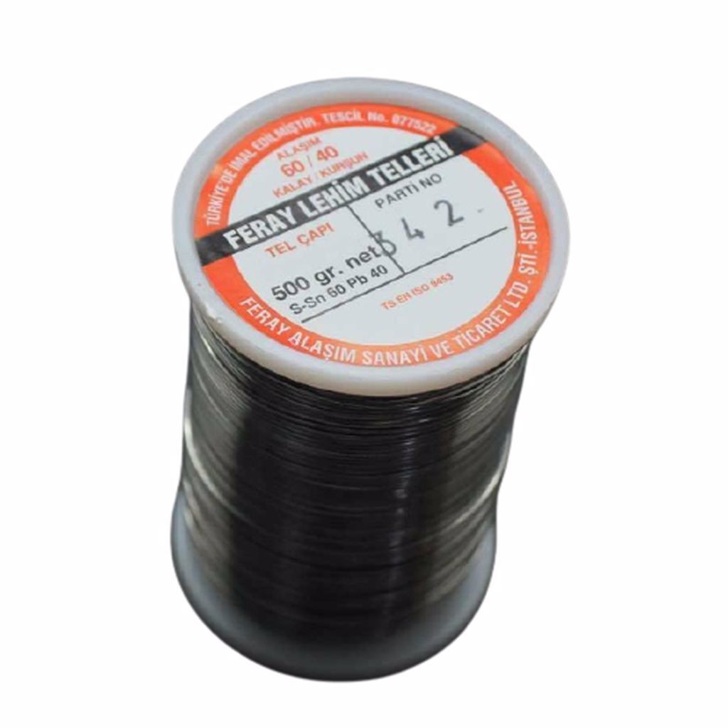 Lehim TELİ 500GR 1MM 60/40 - FERAY-Hassas Montaj ve Tamir İçin İdeal Çözümler