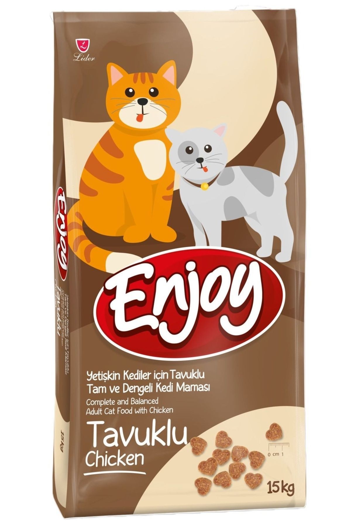 Enjoy Tavuklu Yetişkin Kedi Maması 15 KG