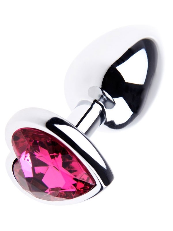 NOXXX Medium Stainless Steel Anal Plug – Heart-Shaped Jewel Base