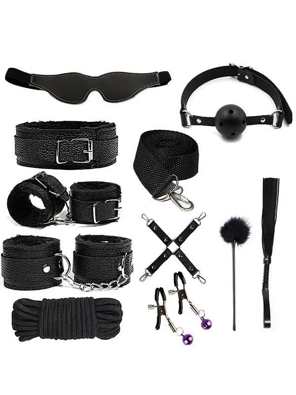 NOXXX 10-Piece Basic Fetish Bondage Set