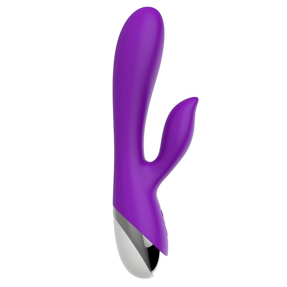 Klitoral ve G-Spot Rabbit Vibratör Mor