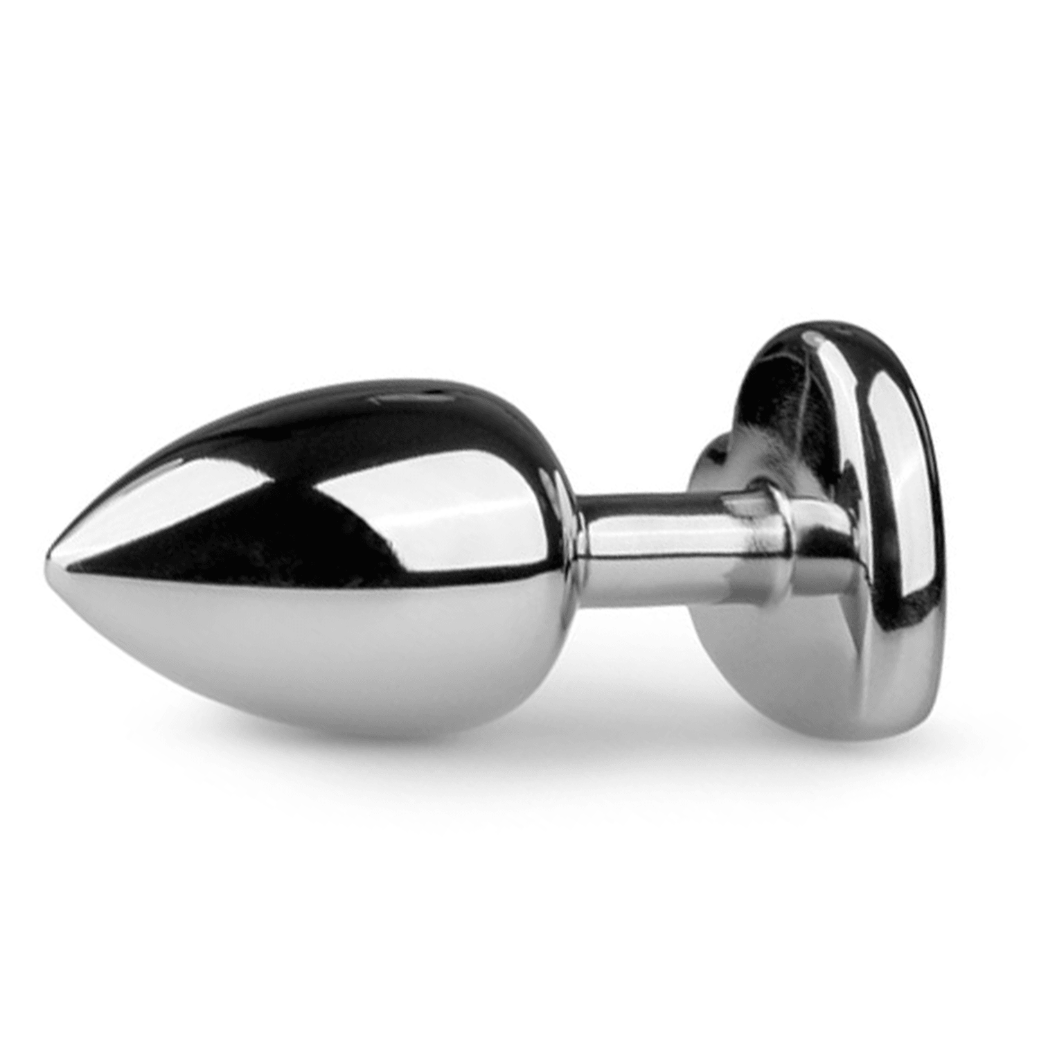 NOXXX Medium Stainless Steel Anal Plug – Heart-Shaped Jewel Base