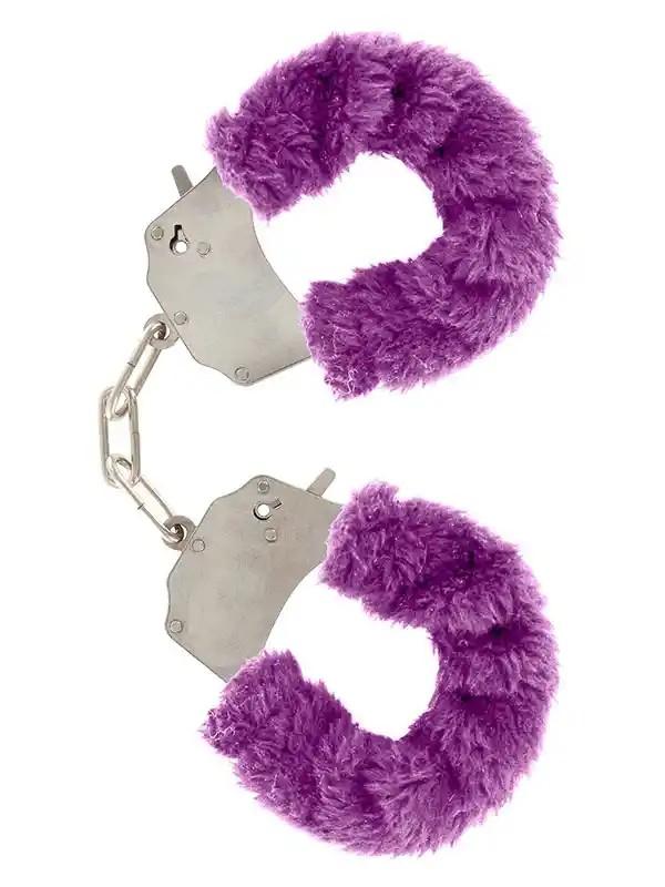 NOXXX Mor Peluşlu Metal Kelepçe
