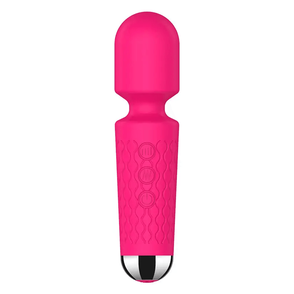 Mini Şarjlı Pembe Wand Vibratör