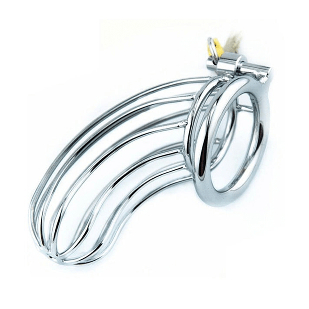 ManSecure Stainless Steel Chastity Cage