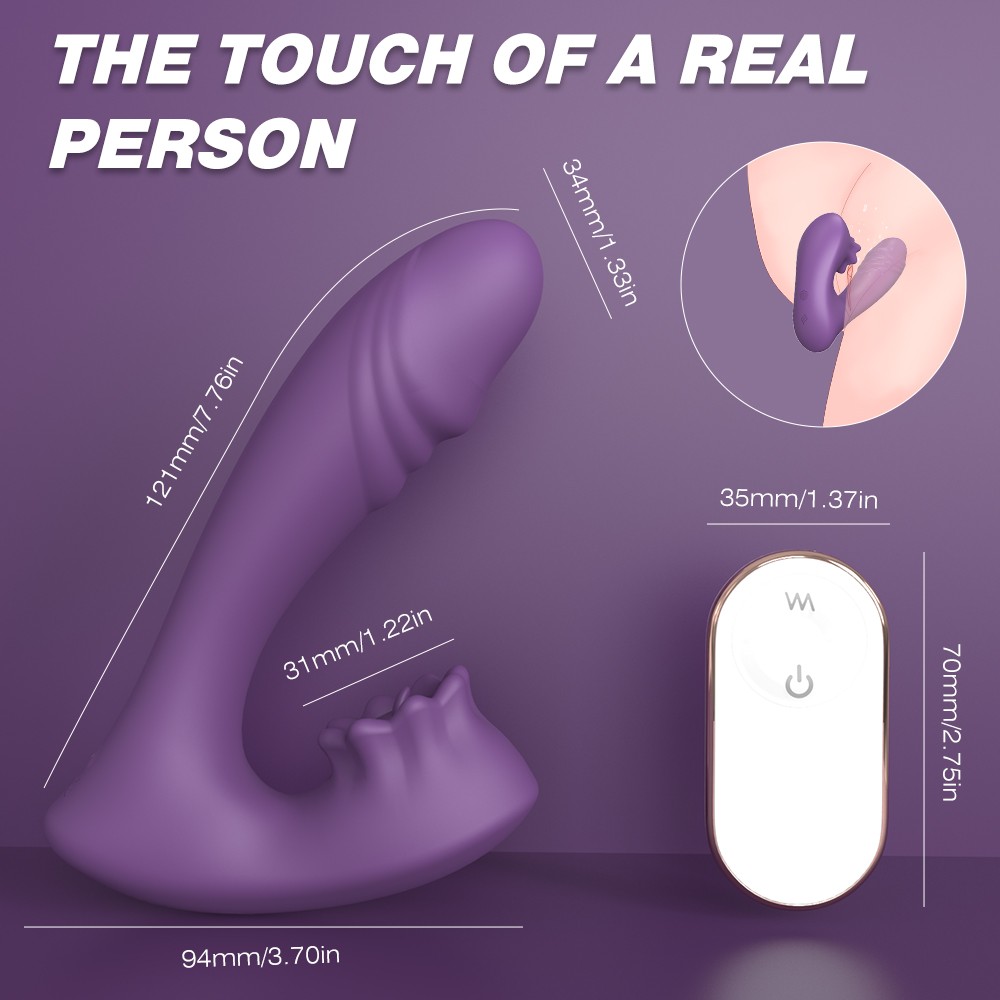 NOXXX Flair – Wearable Clitoral Vibrator with Licking Function & Remote