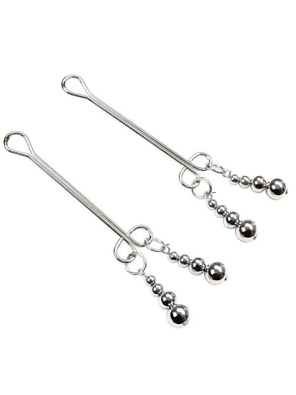 NOXXX Clit & Nipple Clamps with Hanging Beads