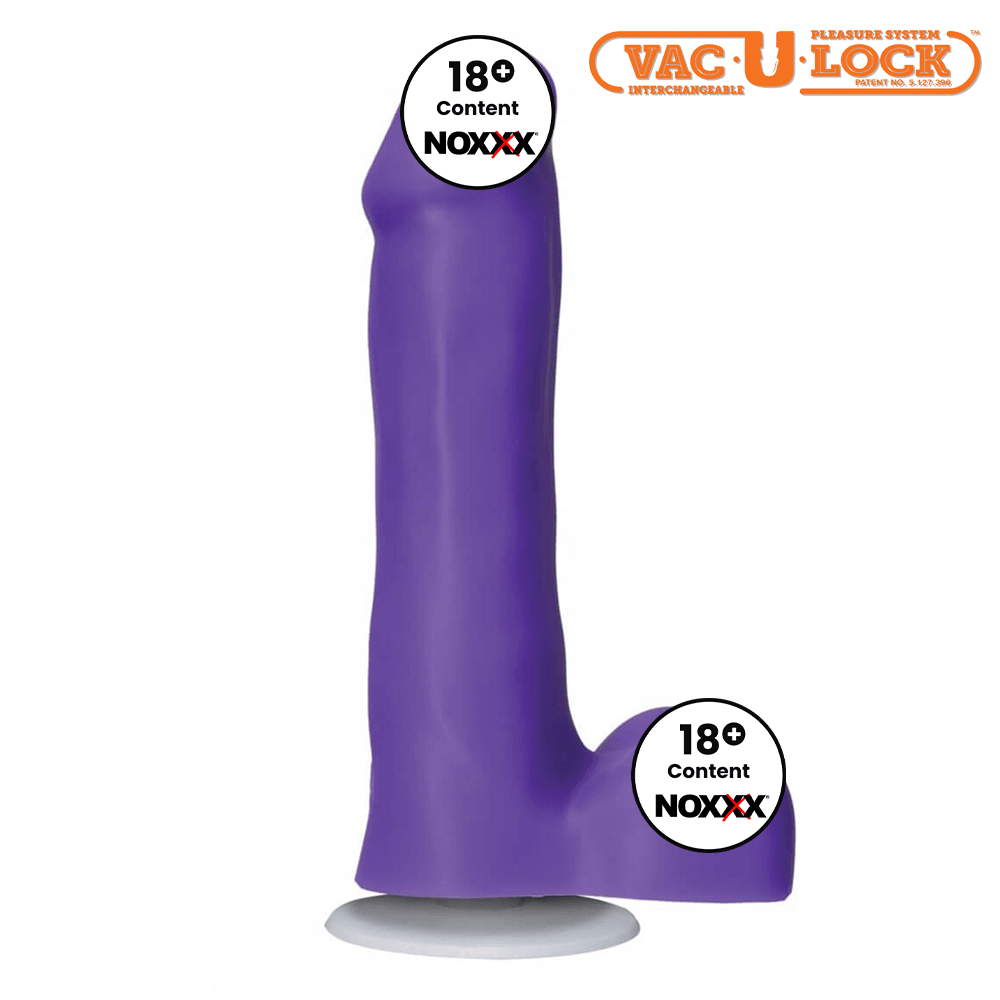 American Pop! Icon Slim Vac-U-Lock Özellikli Dildo 16.5 cm Mor