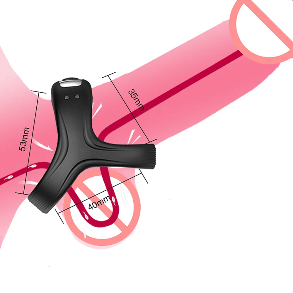 NOXXX Vibrating Rechargeable Penis & Testicle Ring – 10 Modes, Waterproof