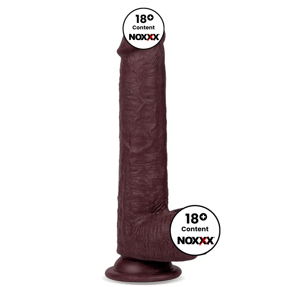 Get Lucky 8″ Kayan Derili Realistik Dildo Siyah 20 cm