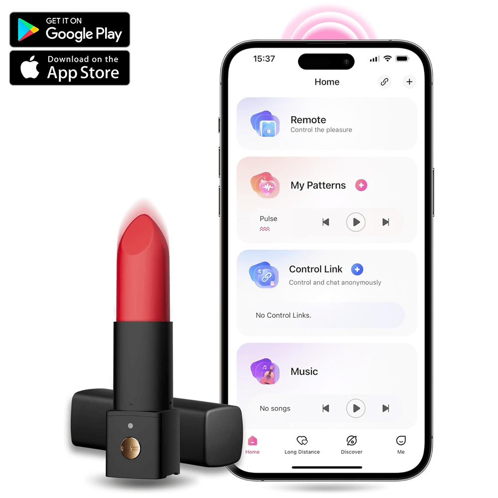 Lovense Exomoon Telefon Kontrollü Ruj Şeklinde Vibratör