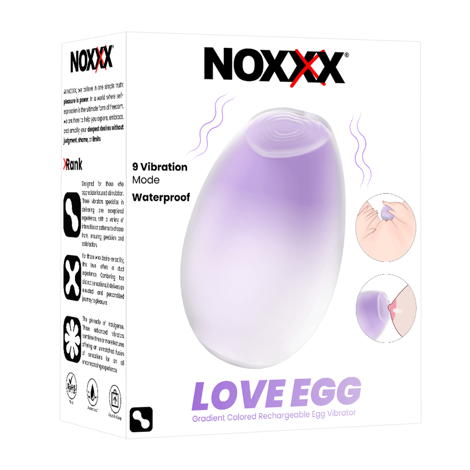 NOXXX Love Egg – Degrade Renkli Mini Vibratör