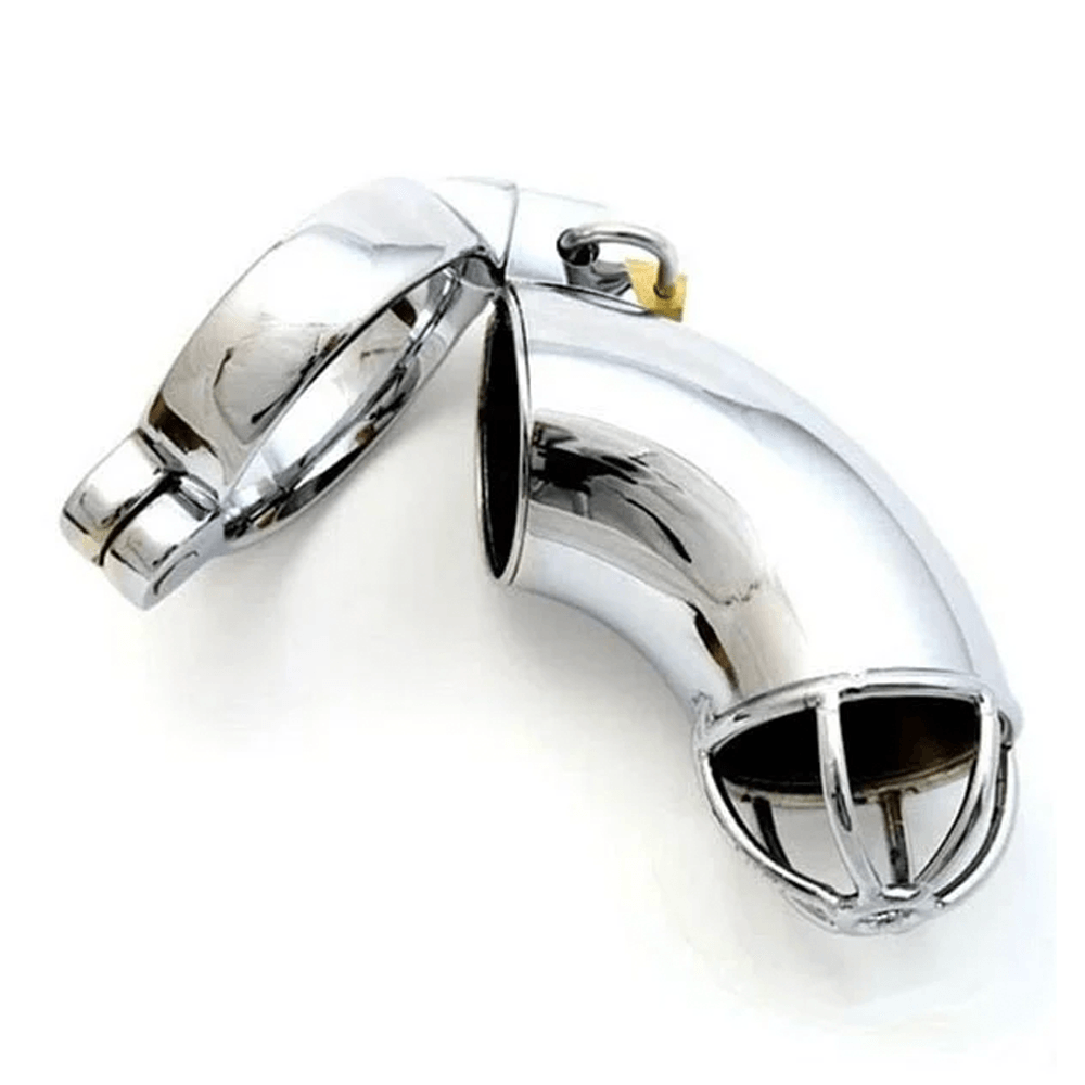 ManSecure Steel Cock Cage – 9 cm Chastity Device
