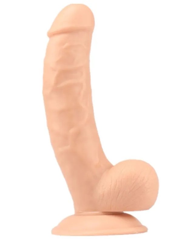 NOXXX 21 cm Realistik Kavisli Testisli Penis